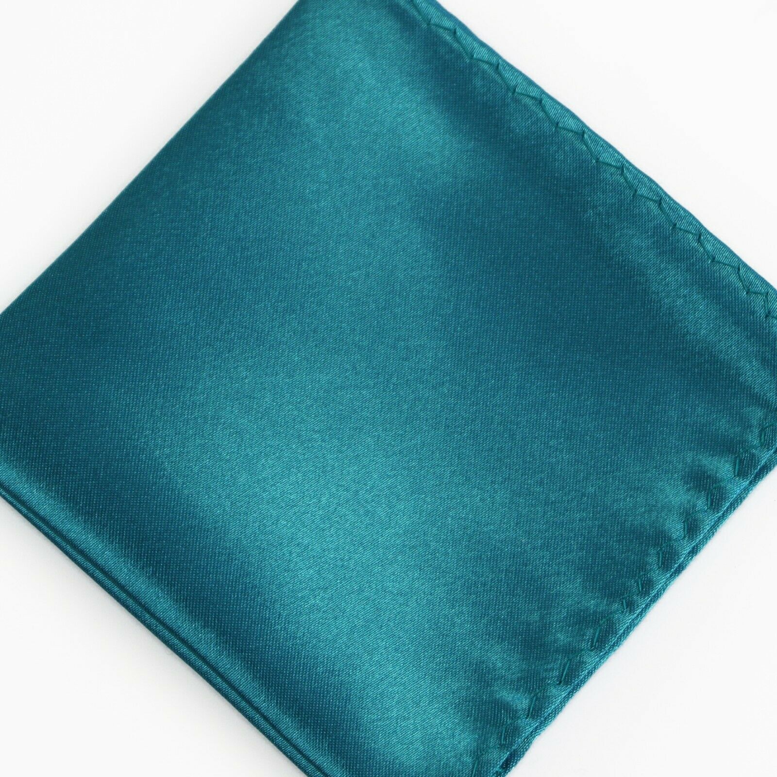 Mens Formal Pocket Hanky Square Satin Handkerchief Black Tie Blue Silver White - Bild 50 von 53