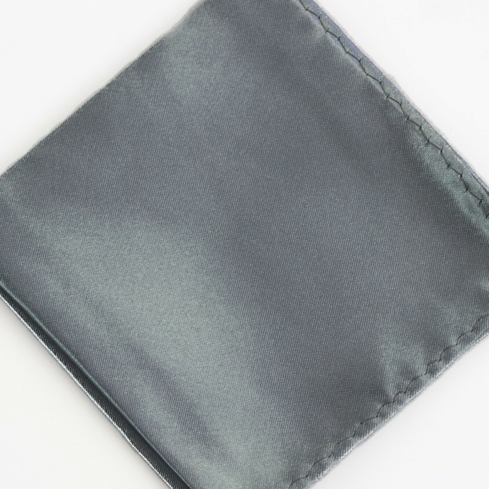 Mens Formal Pocket Hanky Square Satin Handkerchief Black Tie Blue Silver White - Bild 24 von 53