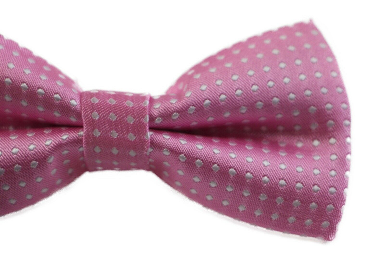 Boys Toddler Kids White Polka Dot Pattern Bow Tie Wedding School Pageboy Bowtie - Picture 14 of 38