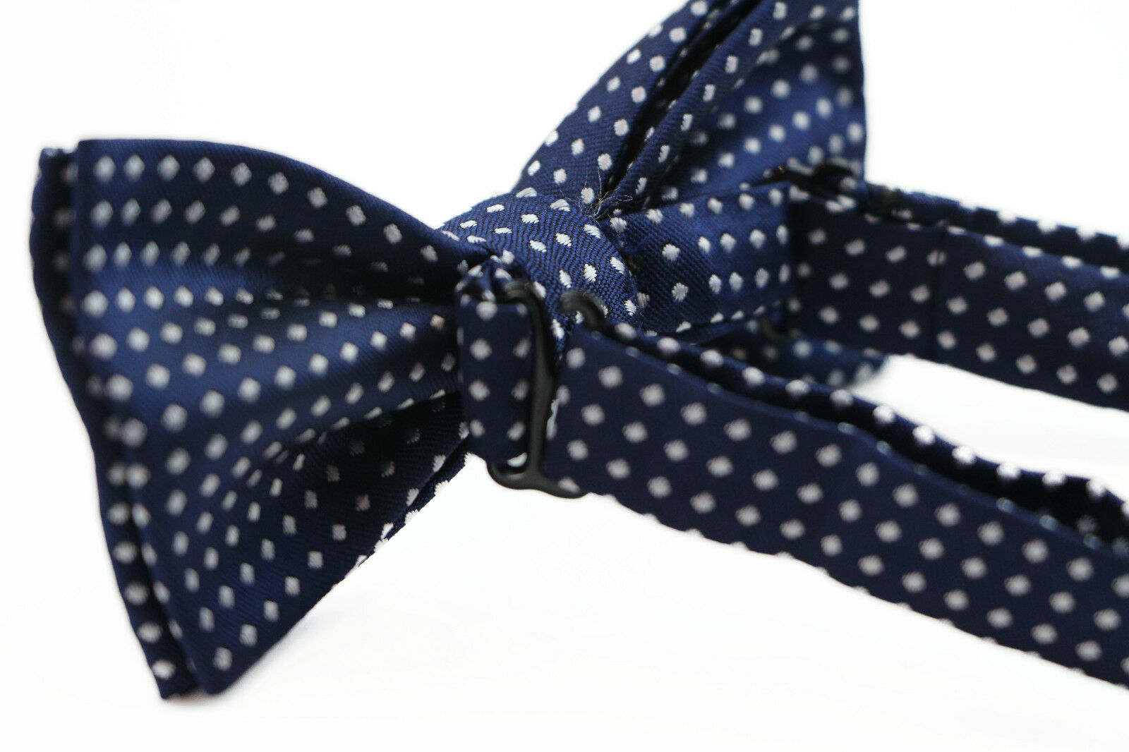 Boys Toddler Kids White Polka Dot Pattern Bow Tie Wedding School Pageboy Bowtie - Picture 16 of 38