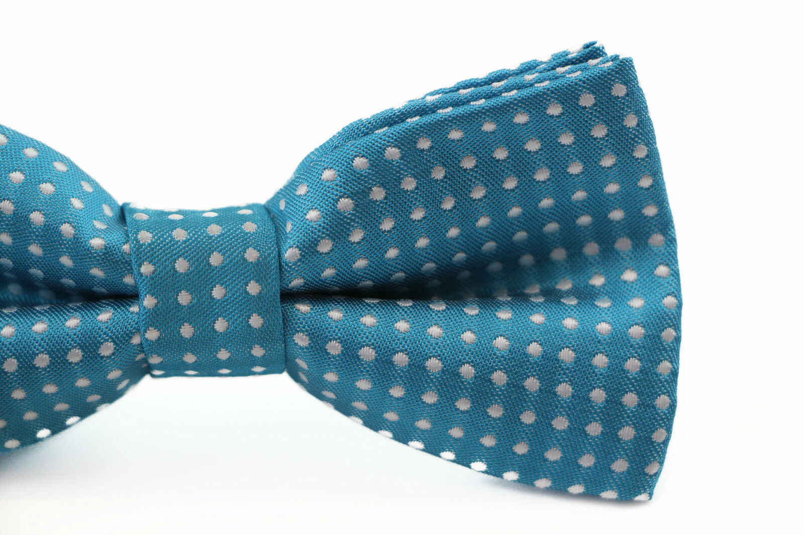 Boys Toddler Kids White Polka Dot Pattern Bow Tie Wedding School Pageboy Bowtie - Picture 35 of 38