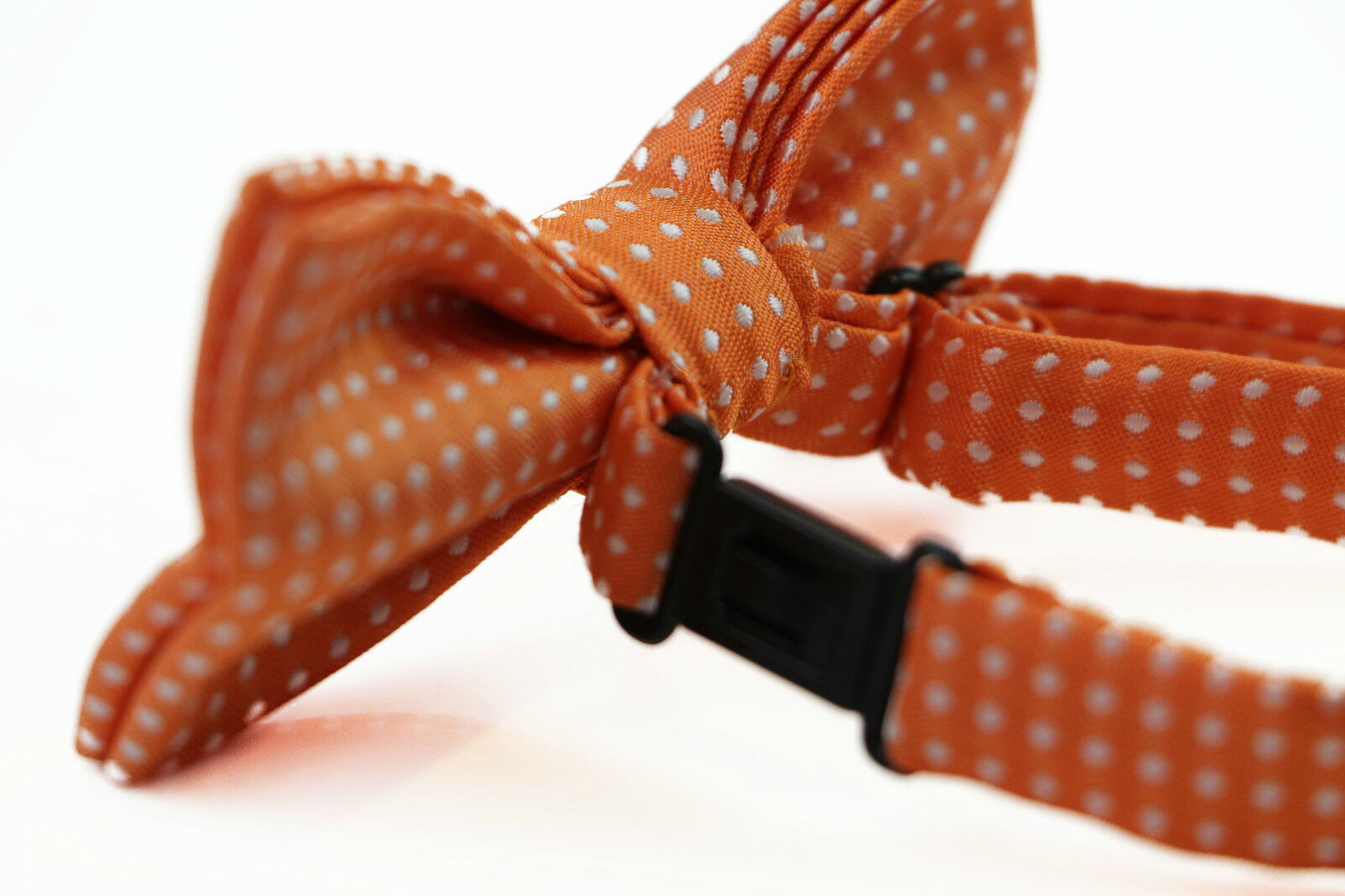 Boys Toddler Kids White Polka Dot Pattern Bow Tie Wedding School Pageboy Bowtie - Picture 19 of 38