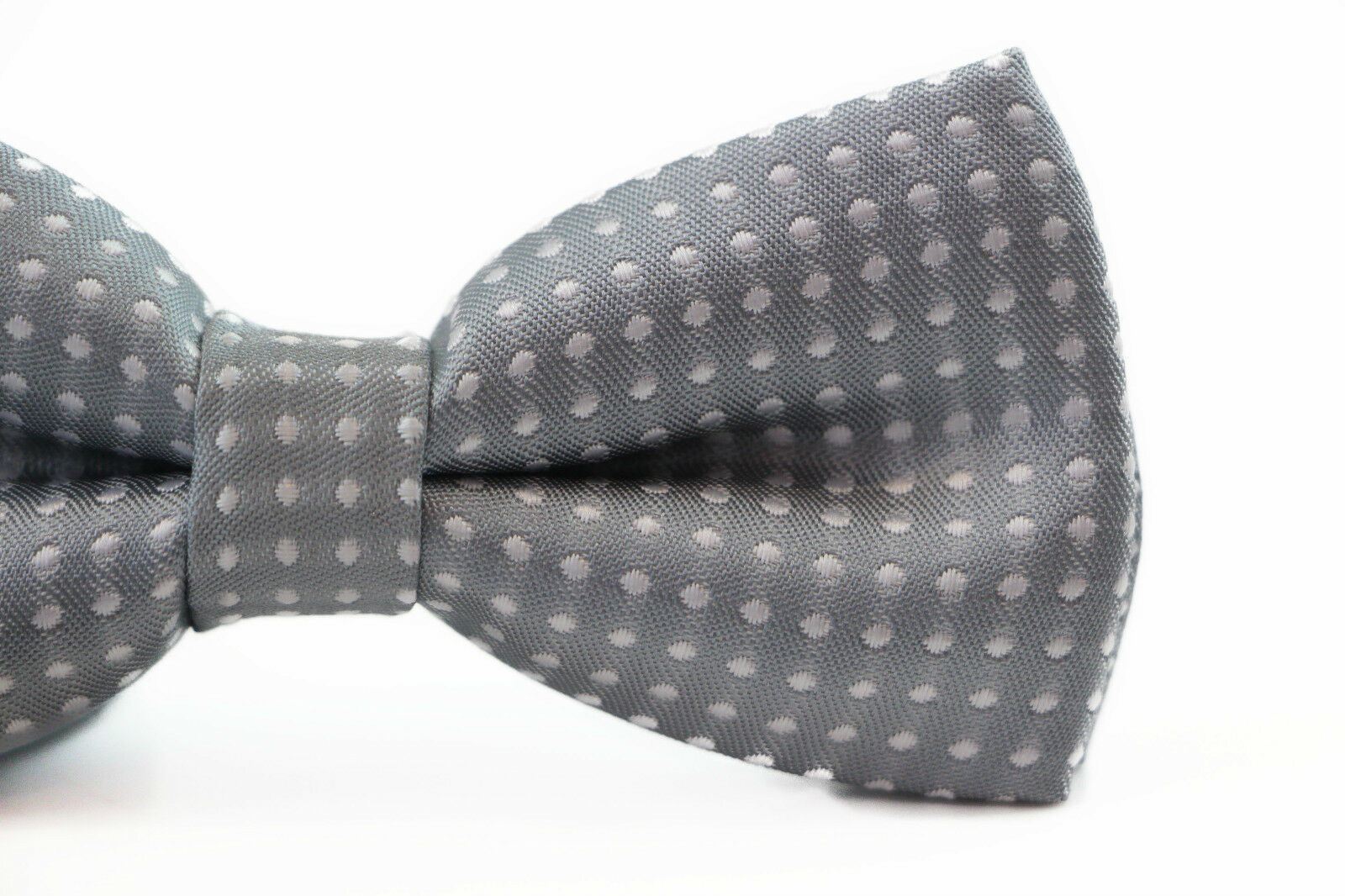 Boys Toddler Kids White Polka Dot Pattern Bow Tie Wedding School Pageboy Bowtie - Picture 11 of 38