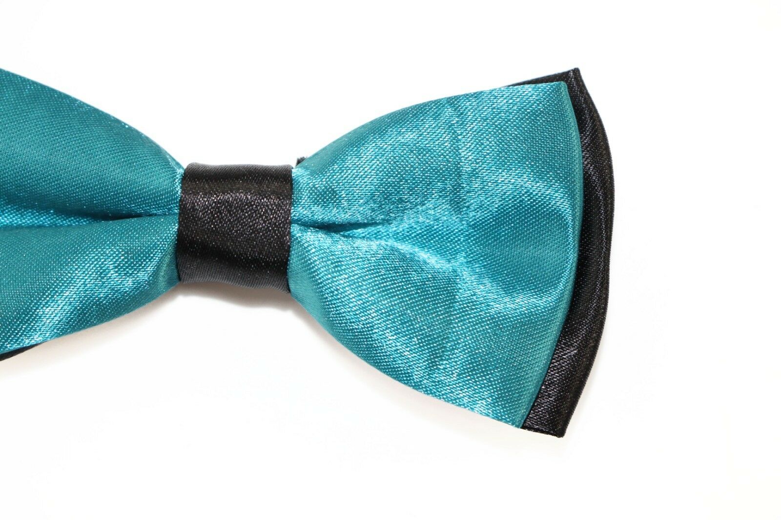 Two Tone Black Layer Boys Bow Tie Pre-Tied Suit Solid Bowtie Red Wedding Formal - Picture 103 of 115