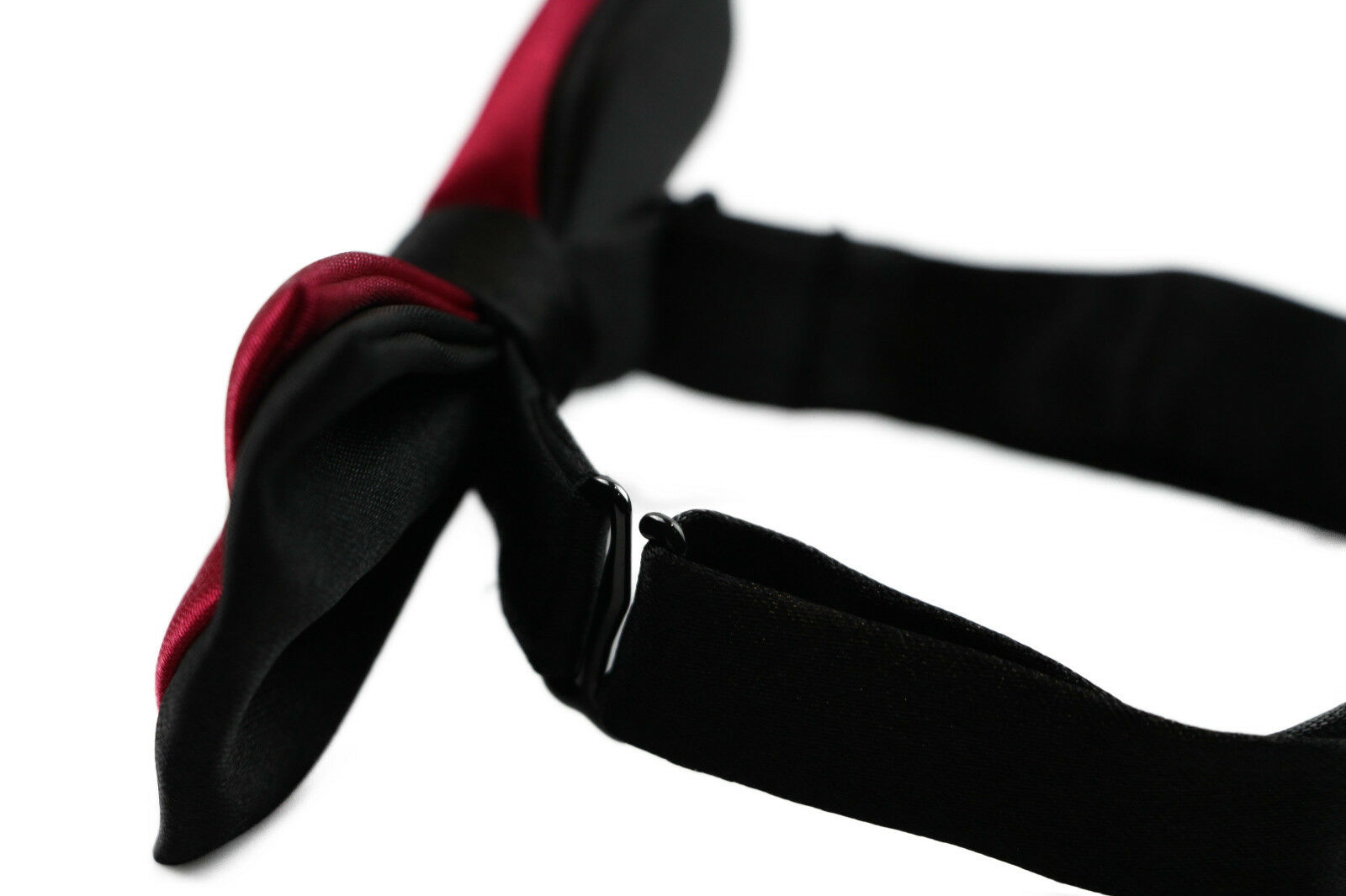 Boys Two Tone Layer Bow Tie Pre-Tied Kids Solid Blue Red Black Wedding Formal - Picture 33 of 114