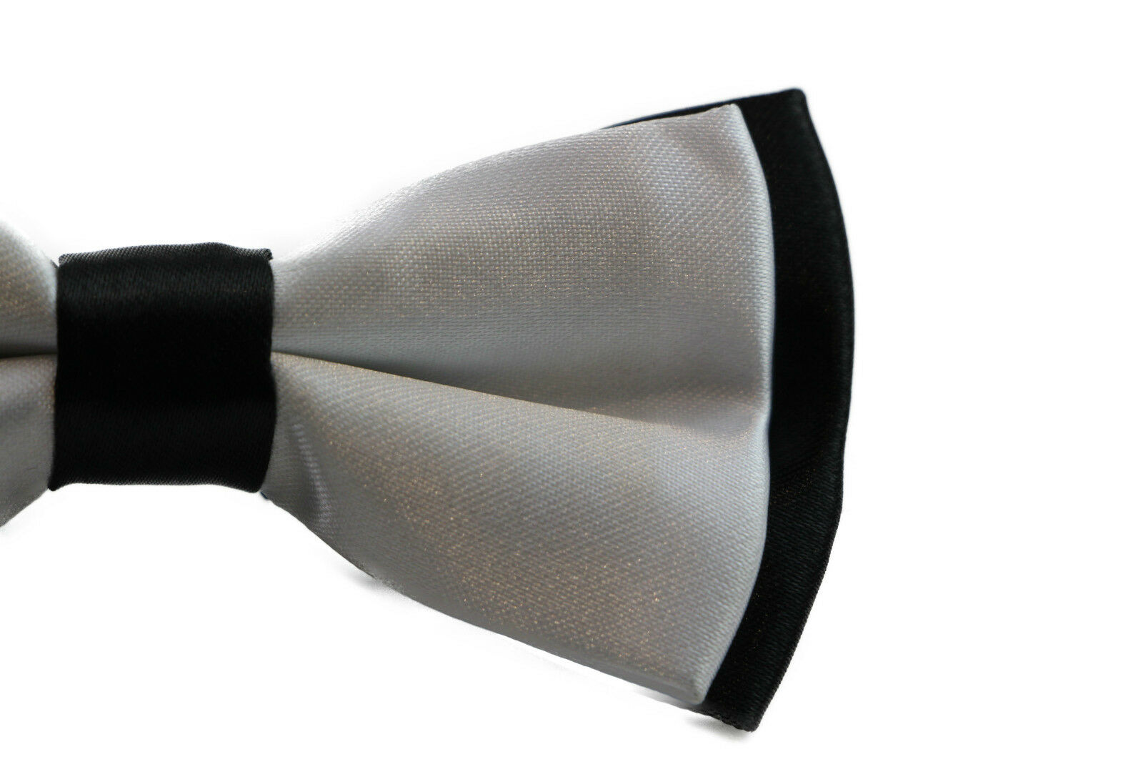 Two Tone Black Layer Boys Bow Tie Pre-Tied Suit Solid Bowtie Red Wedding Formal - Picture 112 of 115