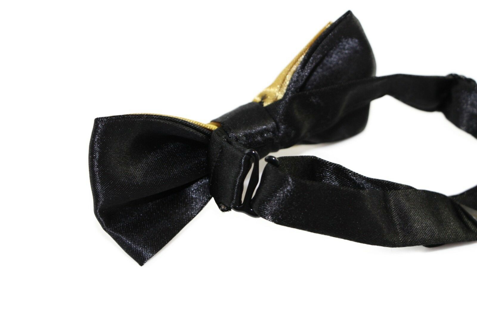 Two Tone Black Layer Boys Bow Tie Pre-Tied Suit Solid Bowtie Red Wedding Formal - Picture 69 of 115
