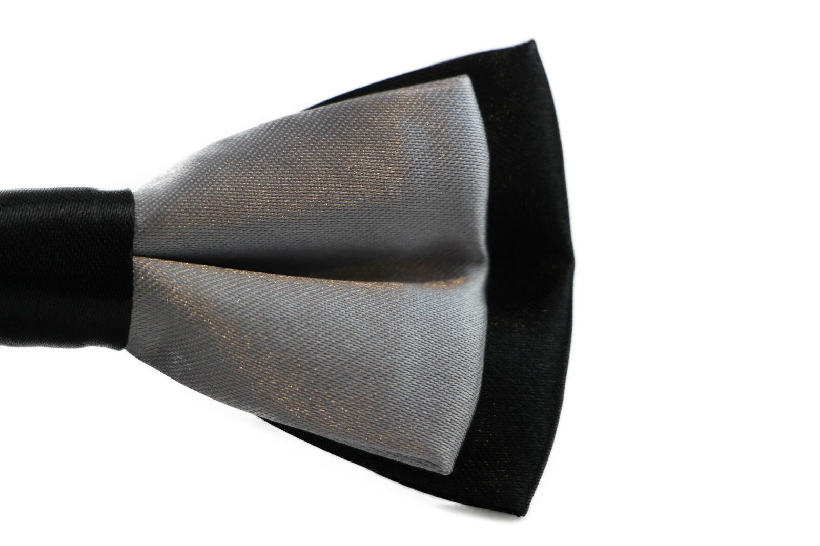 Two Tone Black Layer Boys Bow Tie Pre-Tied Suit Solid Bowtie Red Wedding Formal - Picture 96 of 115