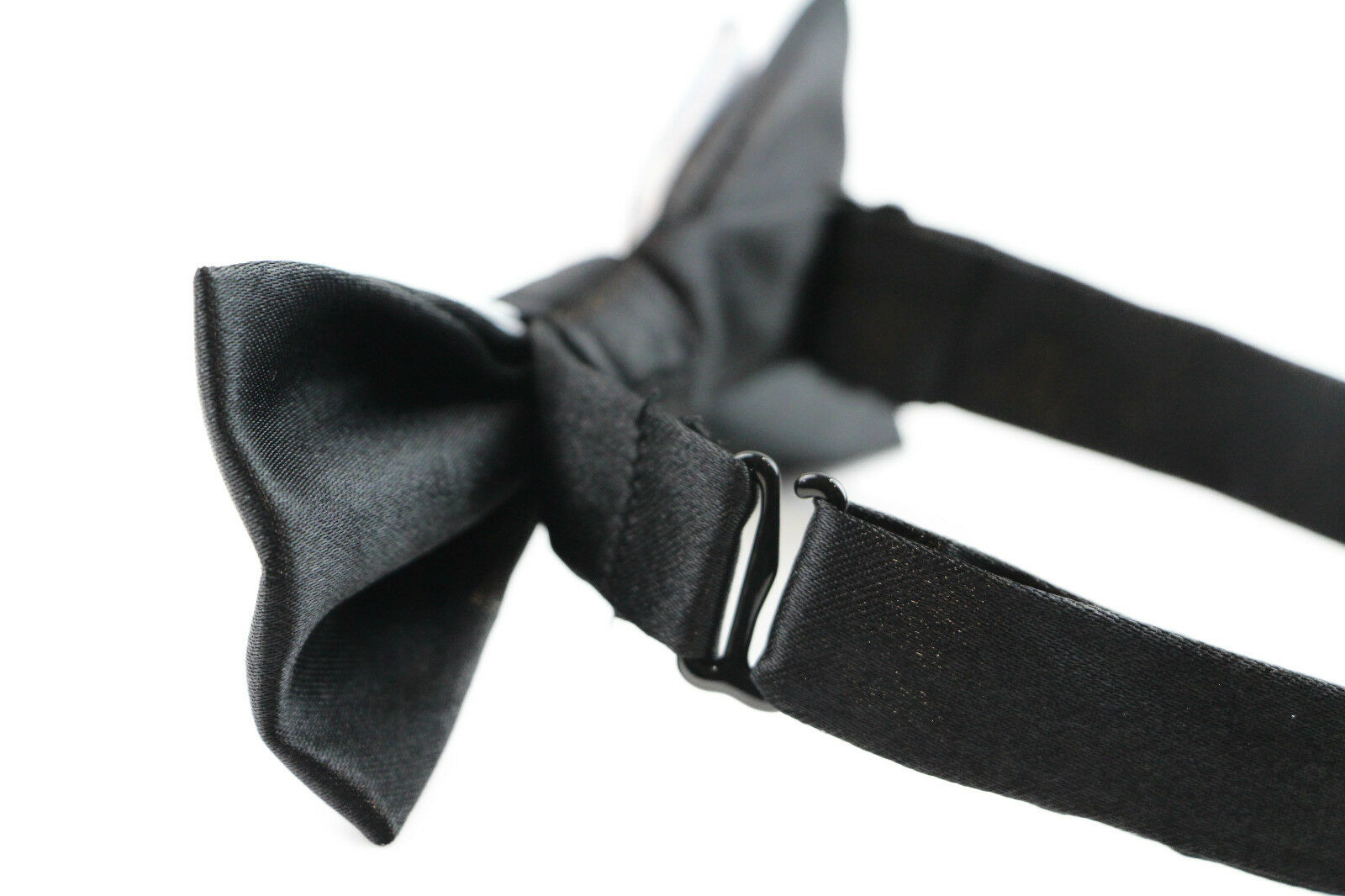 Two Tone Black Layer Boys Bow Tie Pre-Tied Suit Solid Bowtie Red Wedding Formal - Picture 95 of 115