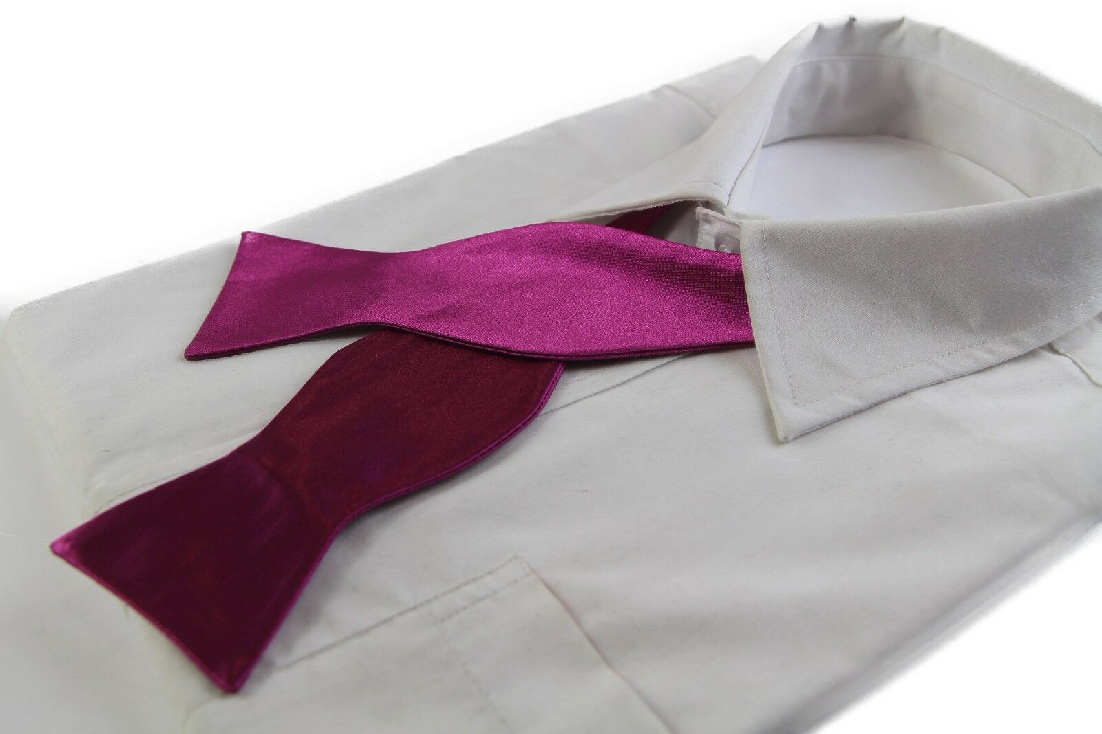 Untied Mens Self Tie Bow Tie Mens Self-Tie Bowtie Black Red Blue White Orange - Picture 12 of 69