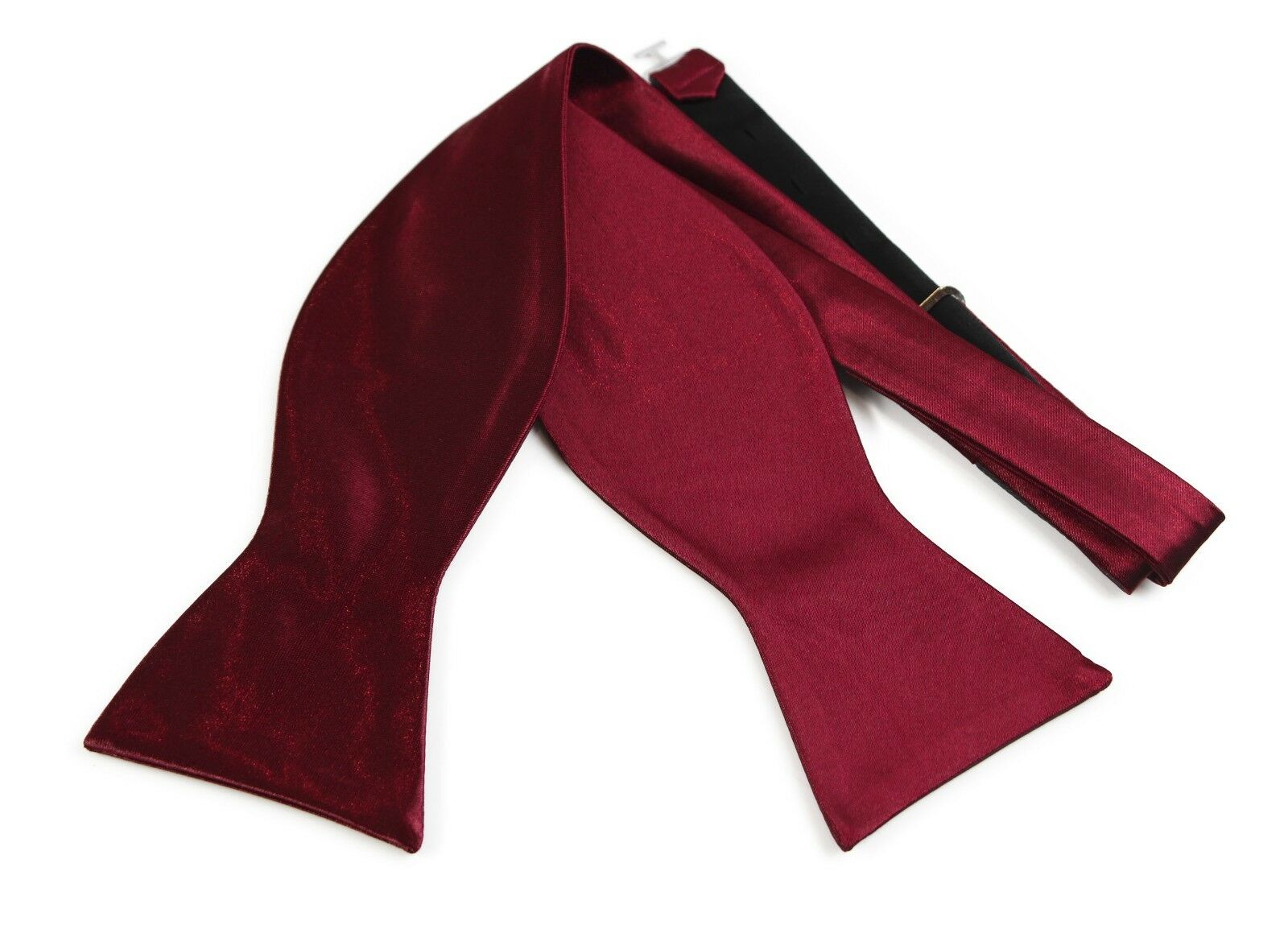 Untied Mens Self Tie Bow Tie Mens Self-Tie Bowtie Black Red Blue White Orange - Picture 34 of 69