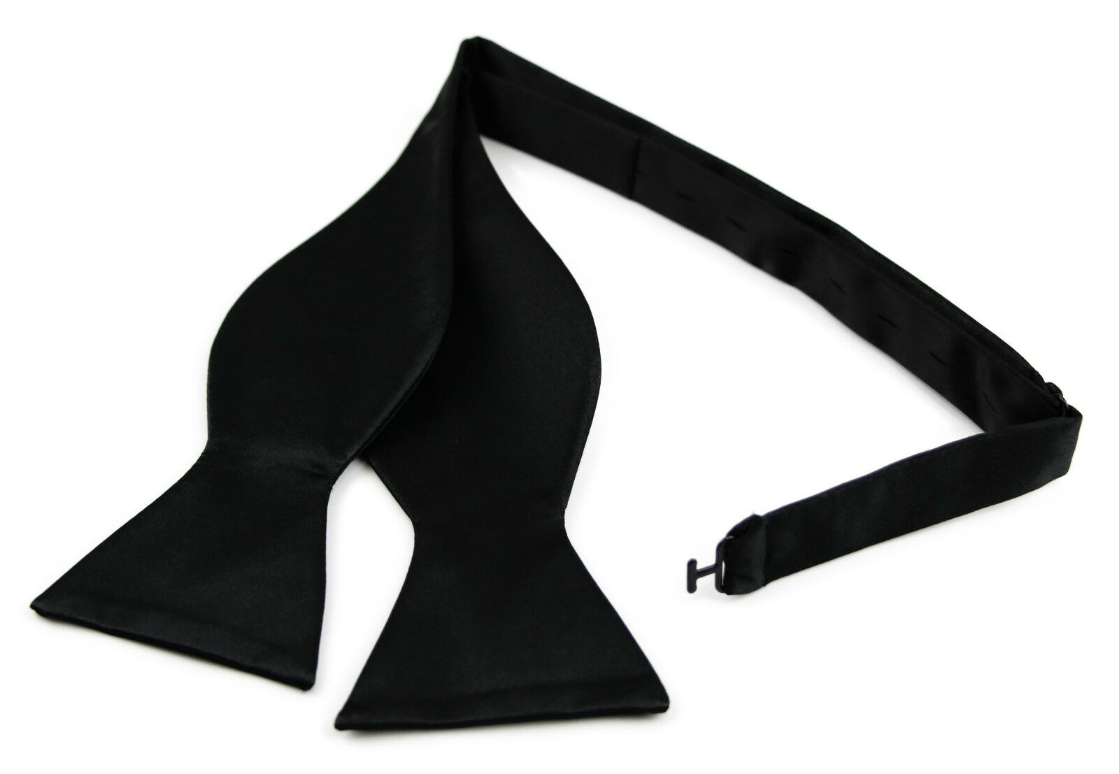 Untied Mens Self Tie Bow Tie Mens Self-Tie Bowtie Black Red Blue White Orange - Picture 9 of 69