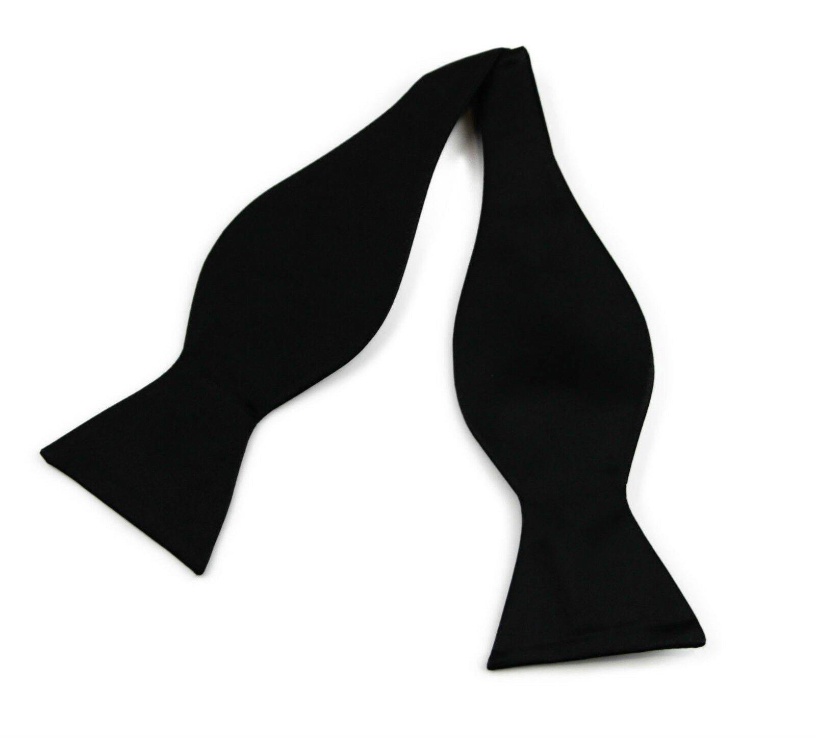 Untied Mens Self Tie Bow Tie Mens Self-Tie Bowtie Black Red Blue White Orange - Picture 10 of 69