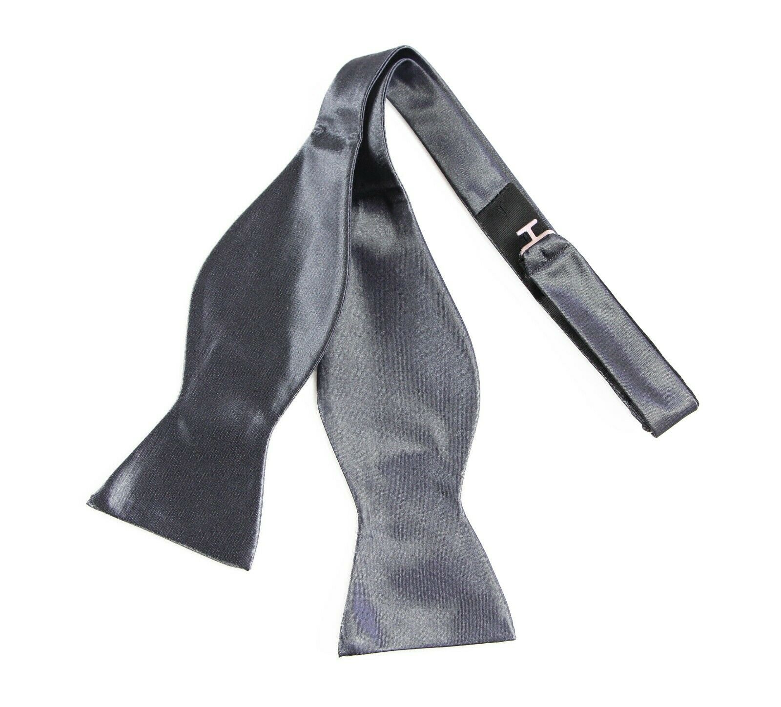 Untied Mens Self Tie Bow Tie Mens Self-Tie Bowtie Black Red Blue White Orange - Picture 22 of 69