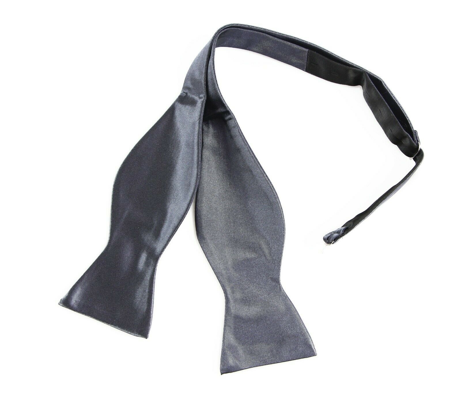 Untied Mens Self Tie Bow Tie Mens Self-Tie Bowtie Black Red Blue White Orange - Picture 21 of 69