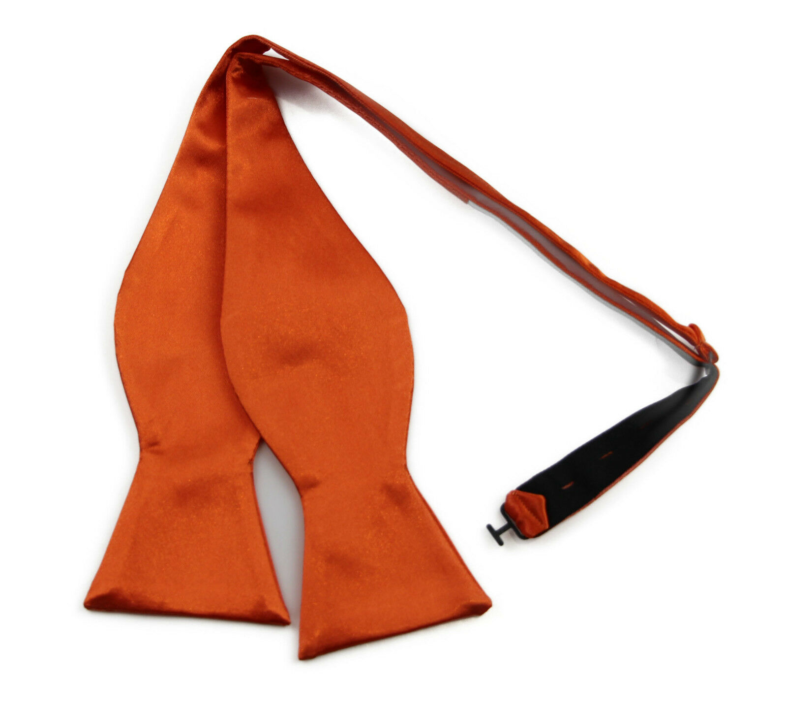 Untied Mens Self Tie Bow Tie Mens Self-Tie Bowtie Black Red Blue White Orange - Picture 46 of 69