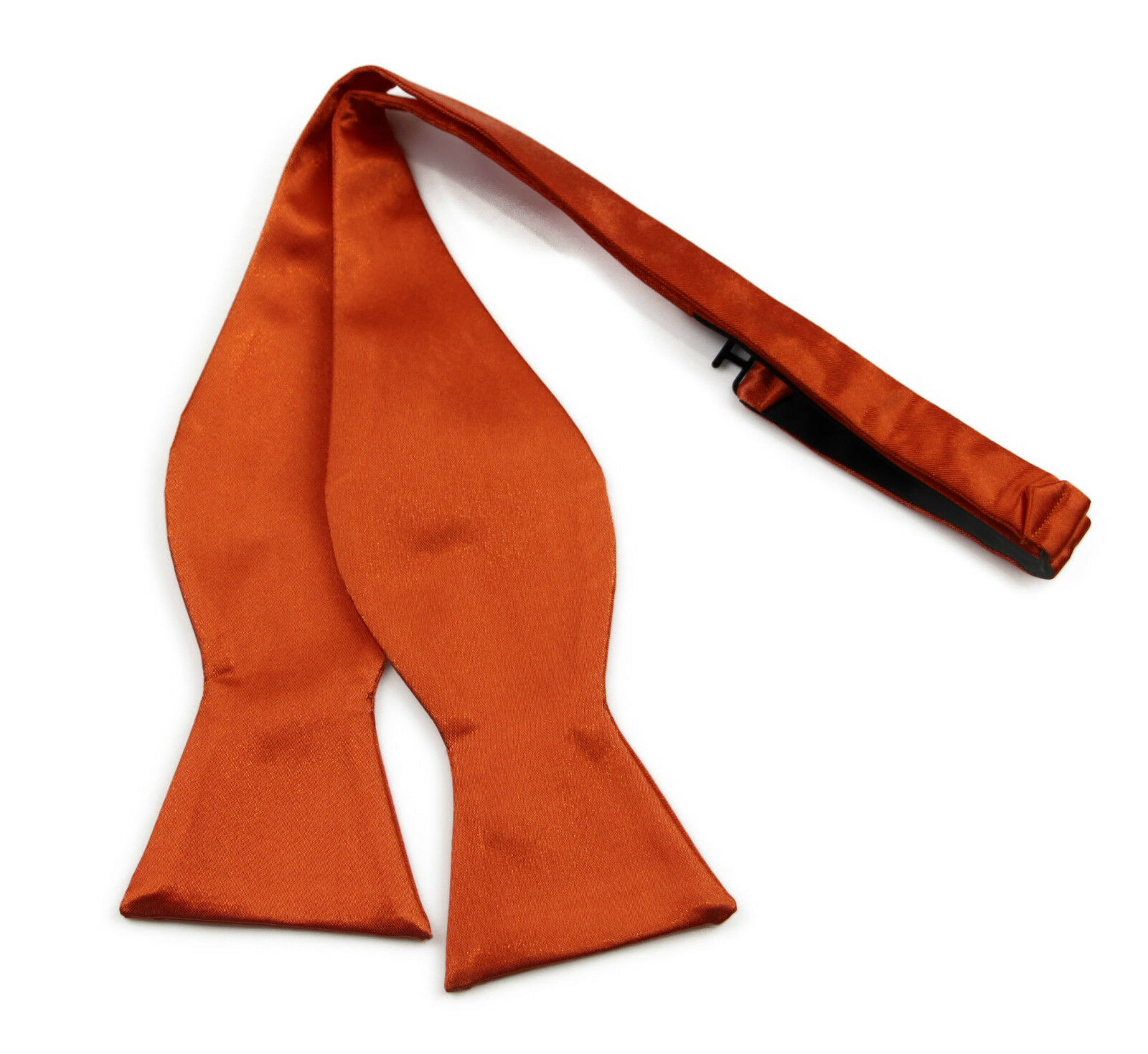 Untied Mens Self Tie Bow Tie Mens Self-Tie Bowtie Black Red Blue White Orange - Picture 47 of 69