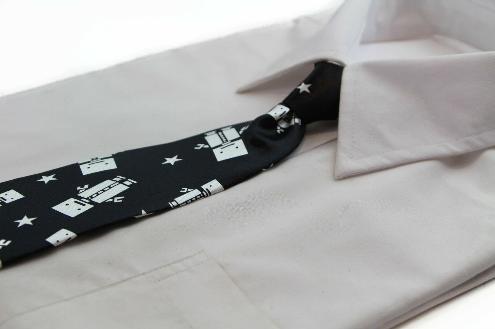 Boys Satin Necktie Elastic Kids Party Wedding School Neck Tie - Many Designs! - Picture 30 of 43