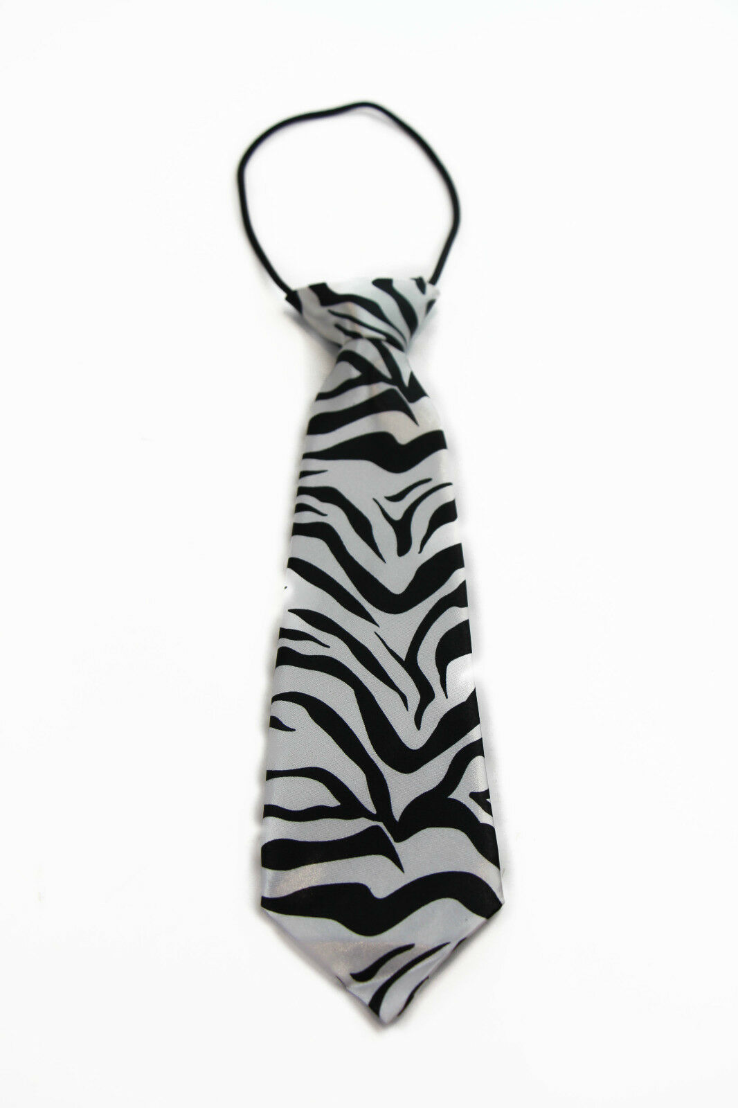 Boys Satin Necktie Elastic Kids Party Wedding School Neck Tie - Many Designs! - Picture 43 of 43
