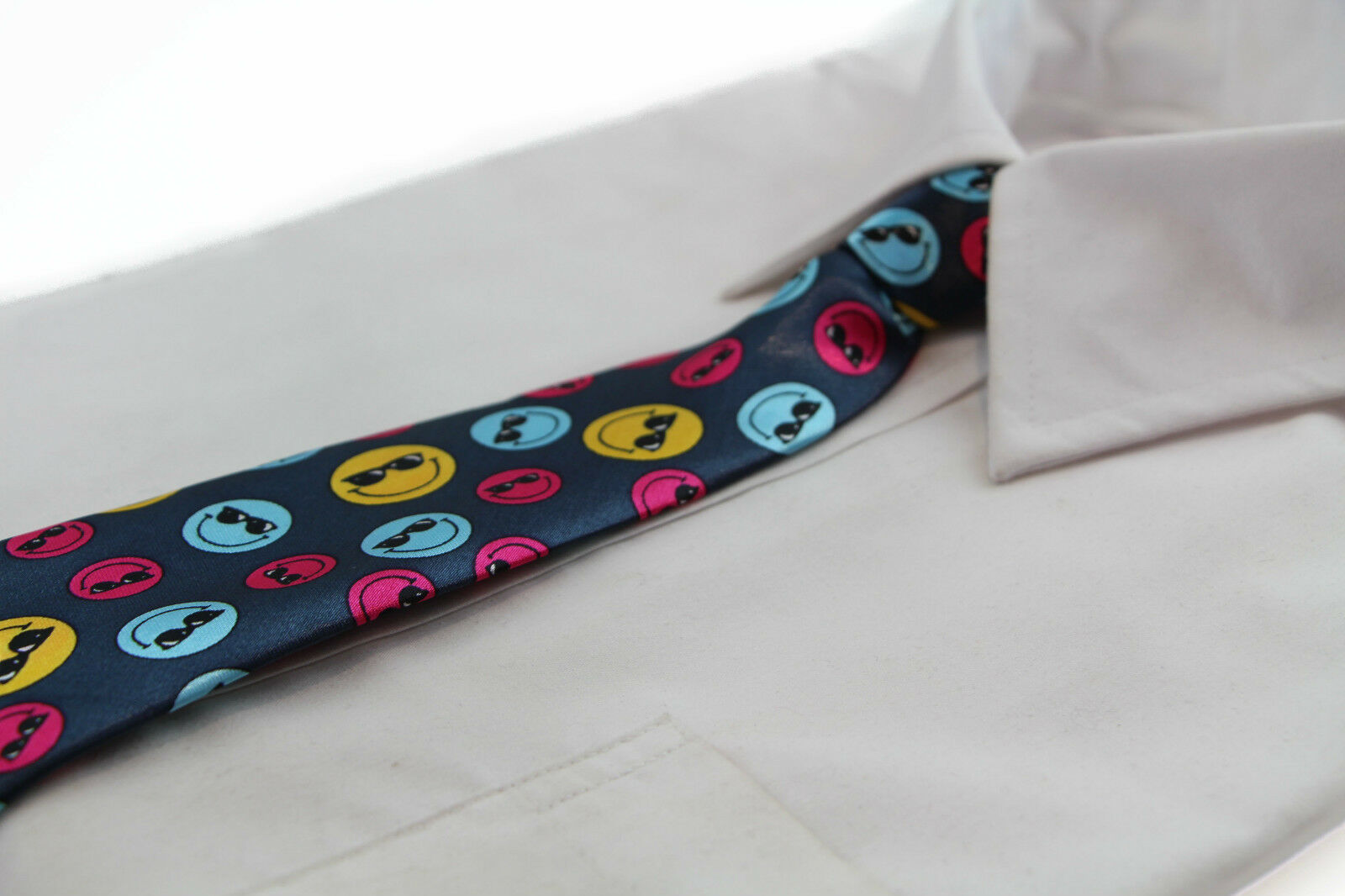 Boys Satin Necktie Elastic Kids Party Wedding School Neck Tie - Many Designs! - Picture 34 of 43