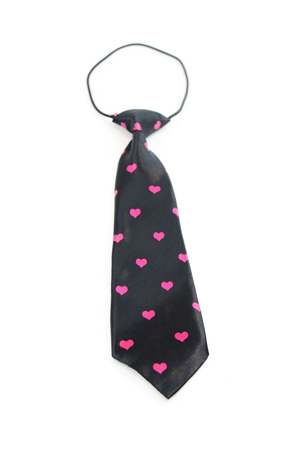 Boys Satin Necktie Elastic Kids Party Wedding School Neck Tie - Many Designs! - Picture 25 of 43
