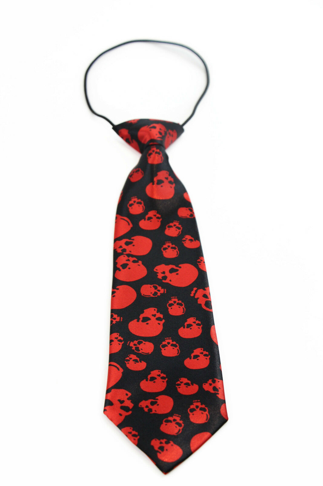 Boys Satin Necktie Elastic Kids Party Wedding School Neck Tie - Many Designs! - Picture 29 of 43