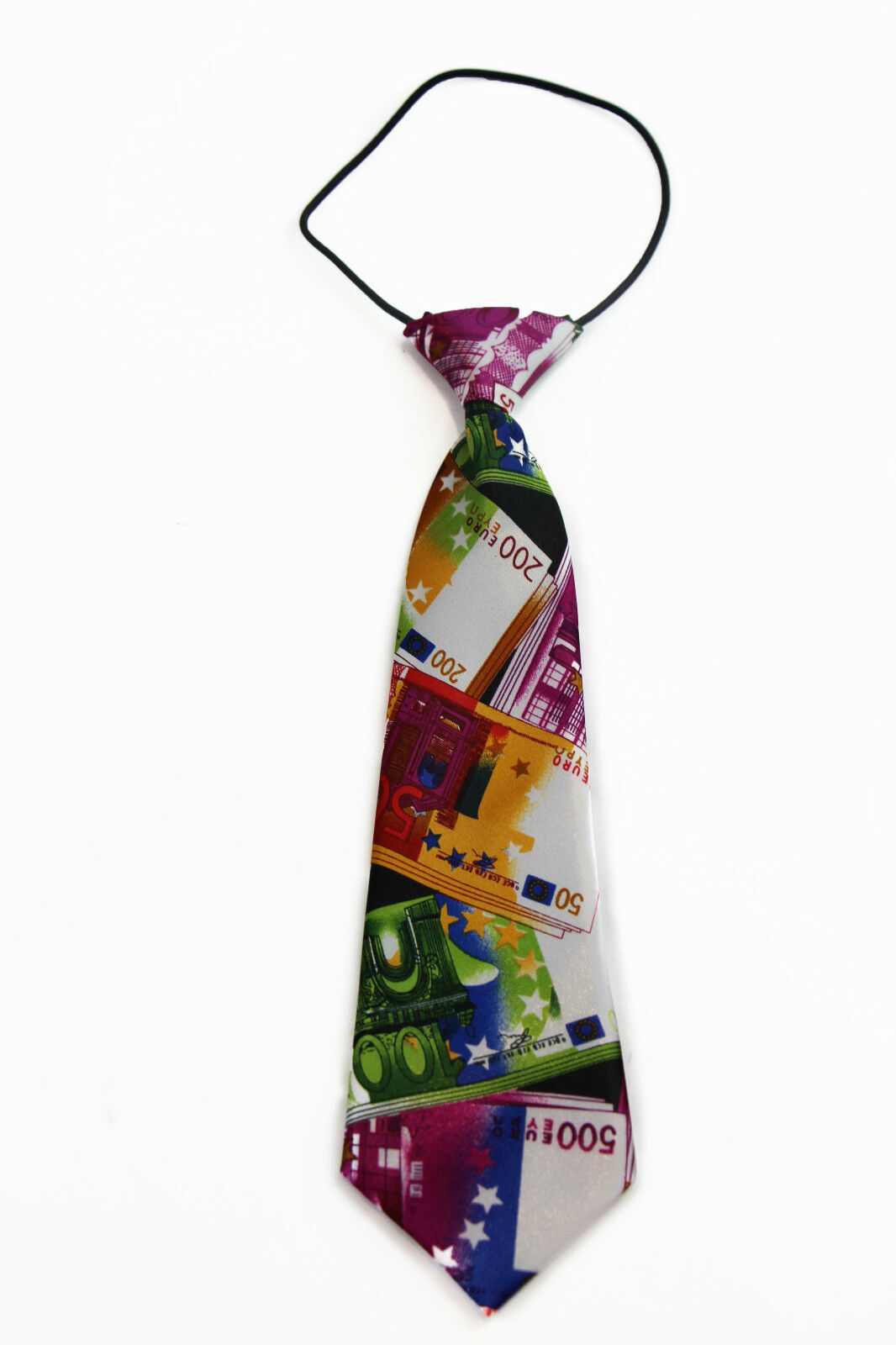 Boys Satin Necktie Elastic Kids Party Wedding School Neck Tie - Many Designs! - Picture 9 of 43