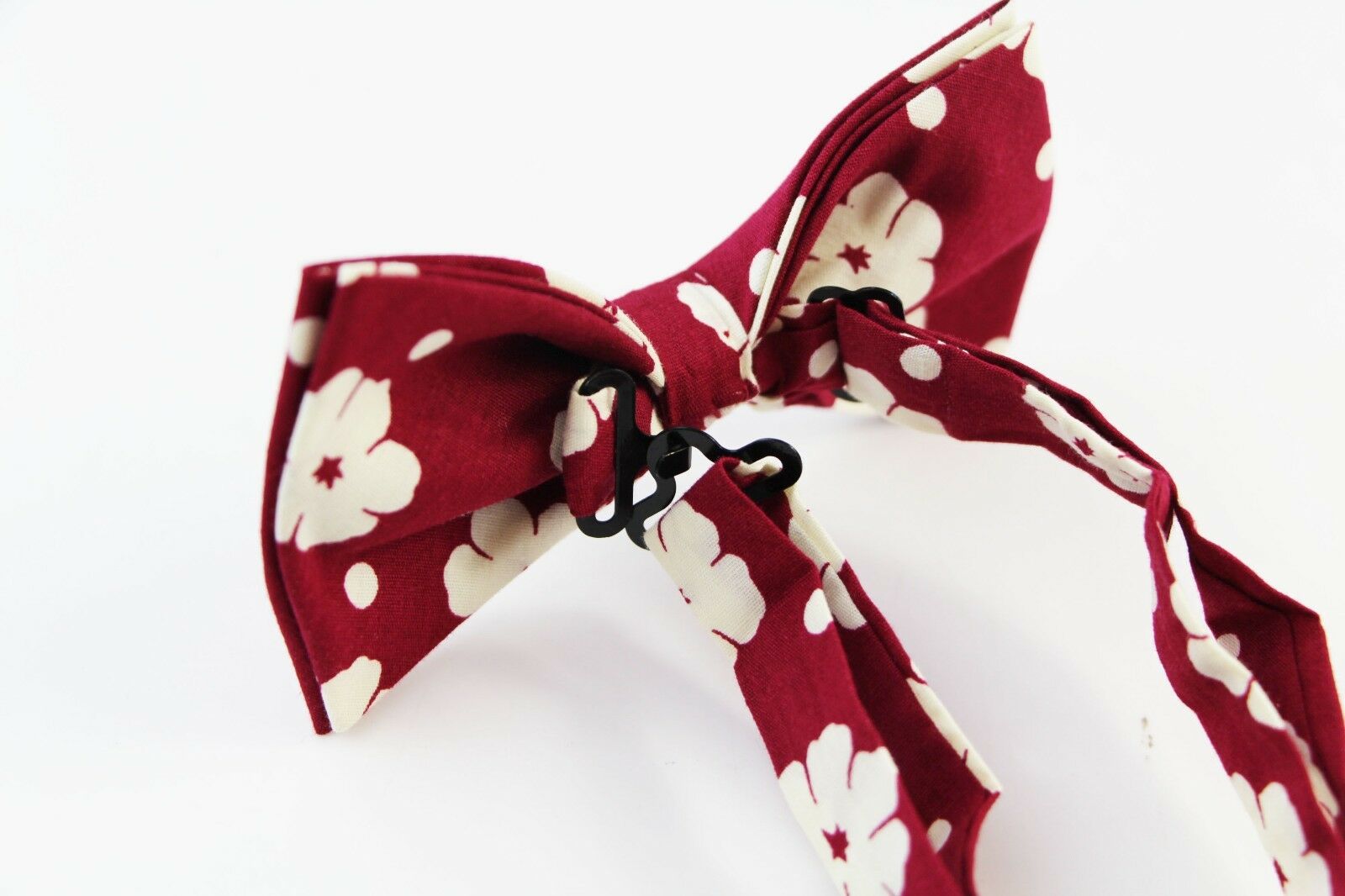 Cotton Bow Tie And Pocket Square Floral Patterned Check Fashion Races Matching - Picture 44 of 116