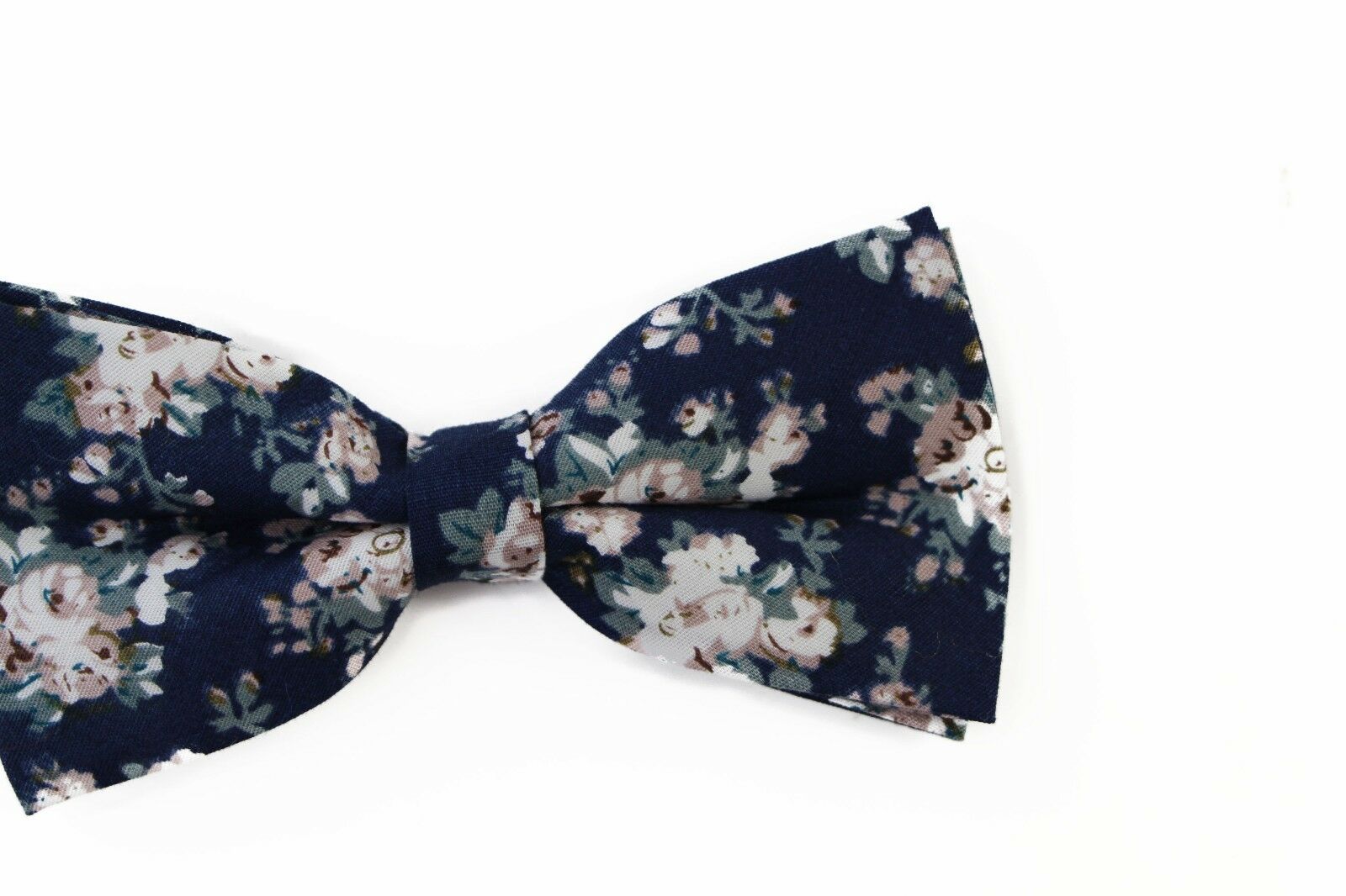 Cotton Bow Tie And Pocket Square Floral Patterned Check Fashion Races Matching - Picture 65 of 116