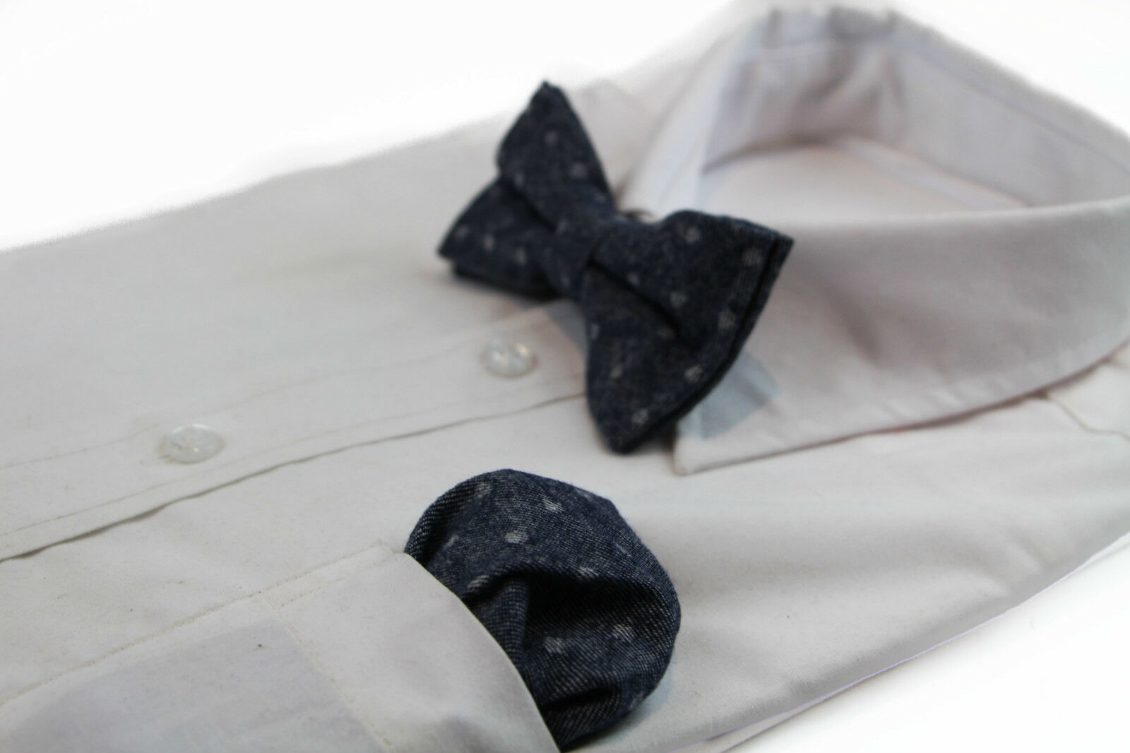 Cotton Bow Tie And Pocket Square Floral Patterned Check Fashion Races Matching - Picture 10 of 116