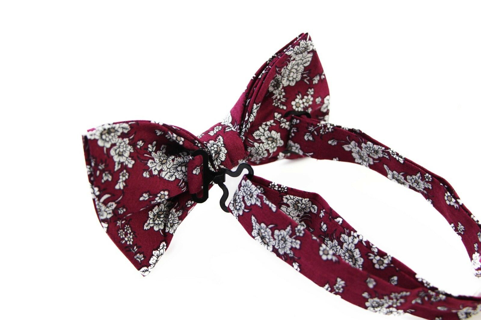 Cotton Bow Tie And Pocket Square Floral Patterned Check Fashion Races Matching - Picture 48 of 116