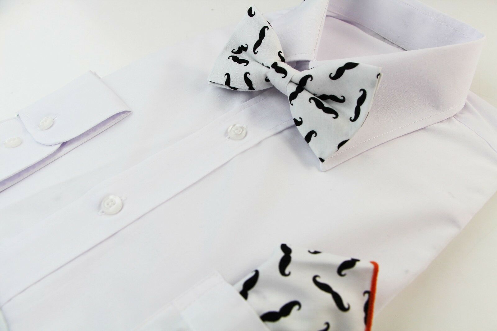 Cotton Bow Tie And Pocket Square Floral Patterned Check Fashion Races Matching - Picture 113 of 116