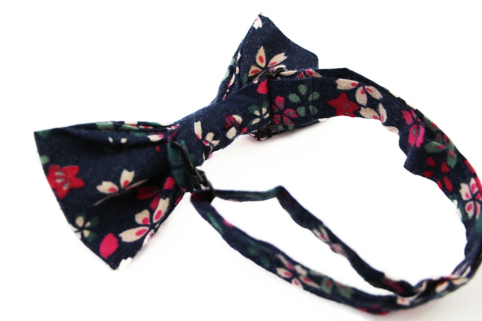 Cotton Bow Tie And Pocket Square Floral Patterned Check Fashion Races Matching - Picture 68 of 116
