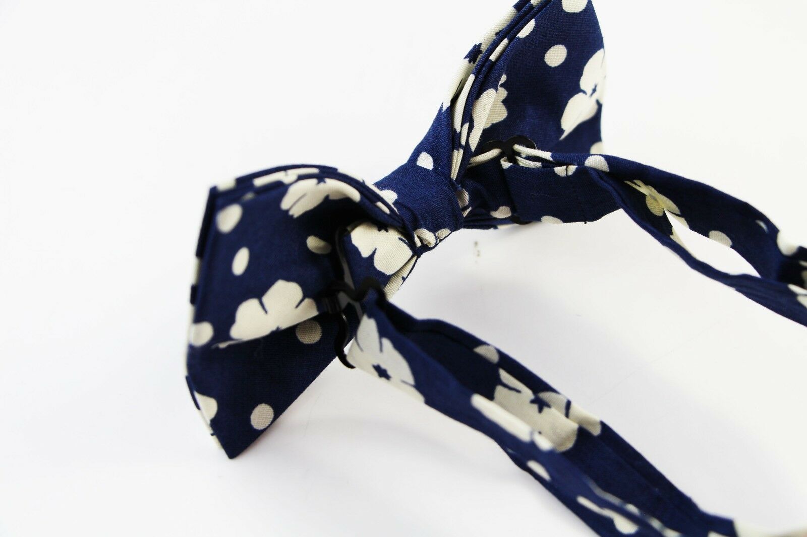 Cotton Bow Tie And Pocket Square Floral Patterned Check Fashion Races Matching - Picture 56 of 116