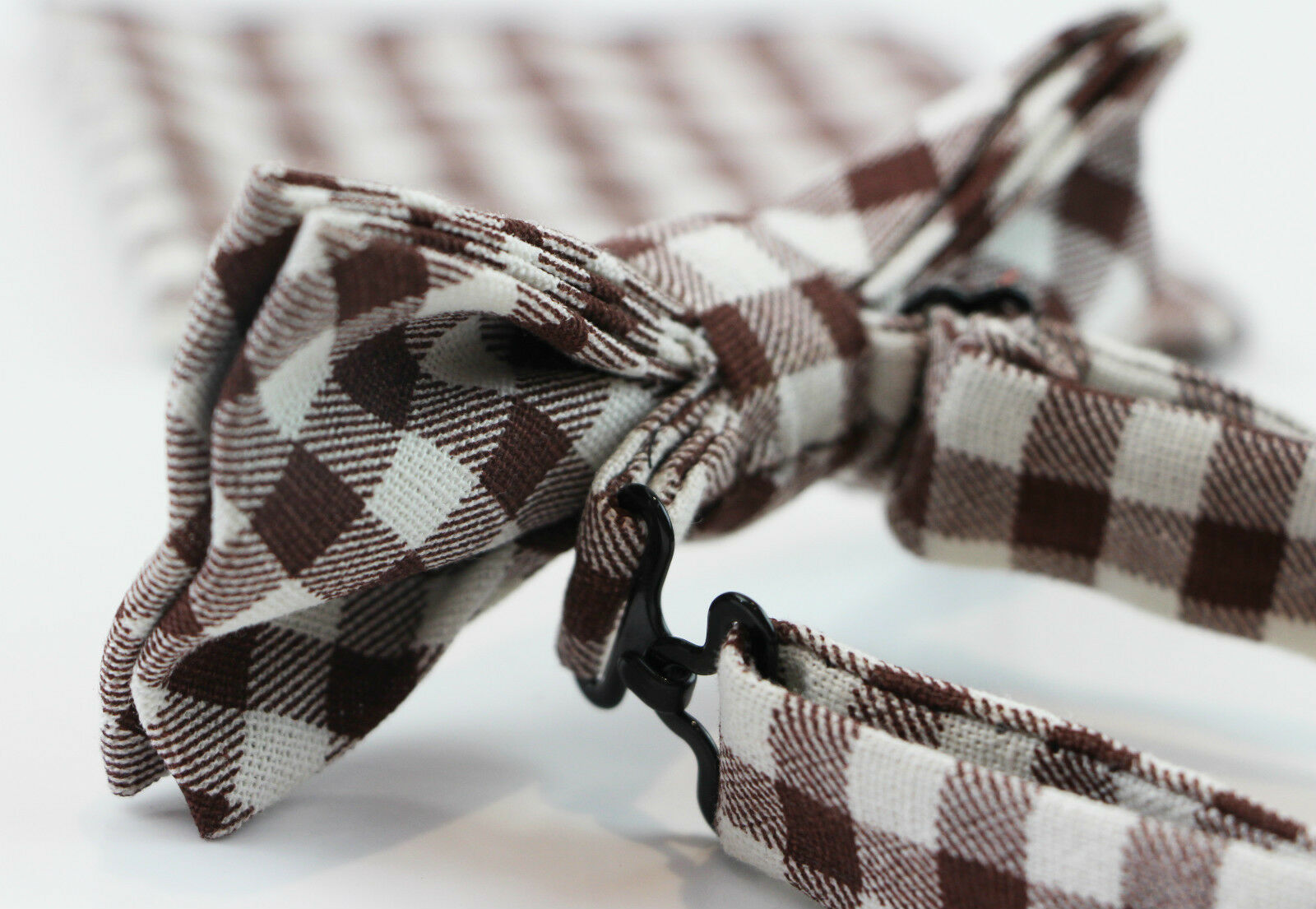 Cotton Bow Tie And Pocket Square Floral Patterned Check Fashion Races Matching - Picture 21 of 116