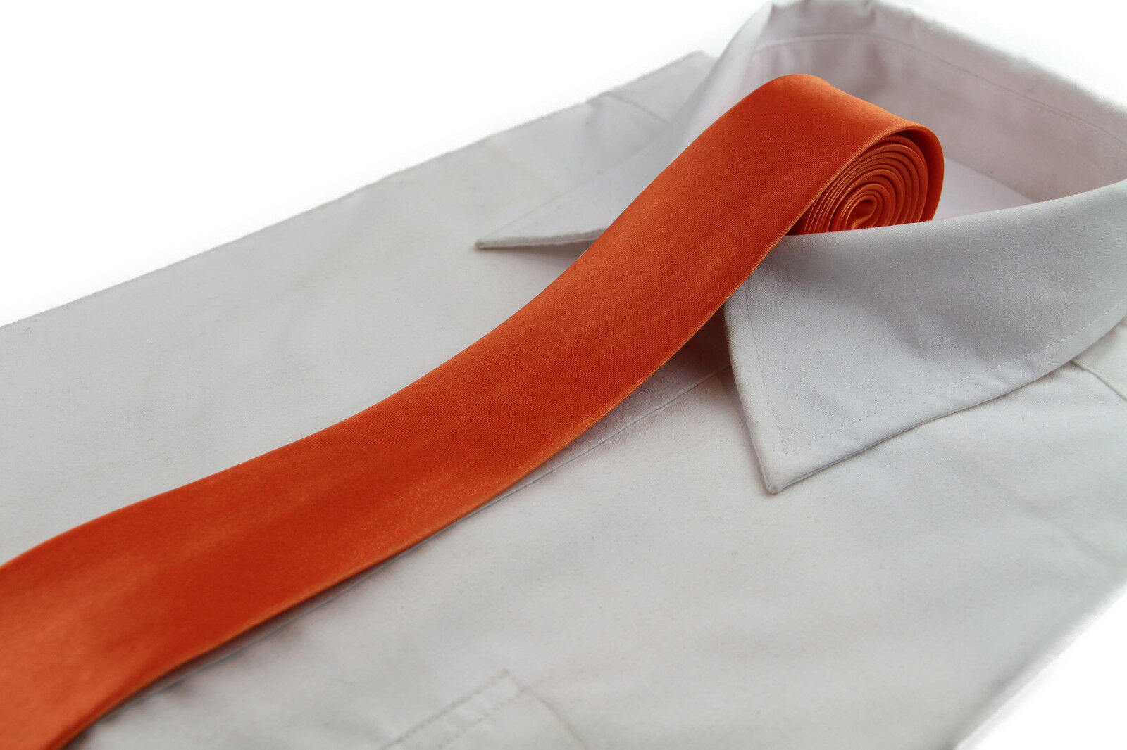 Mens Skinny Tie Thin Narrow Slim Formal Wedding Mens Neck Black Choose Colour - Picture 37 of 53