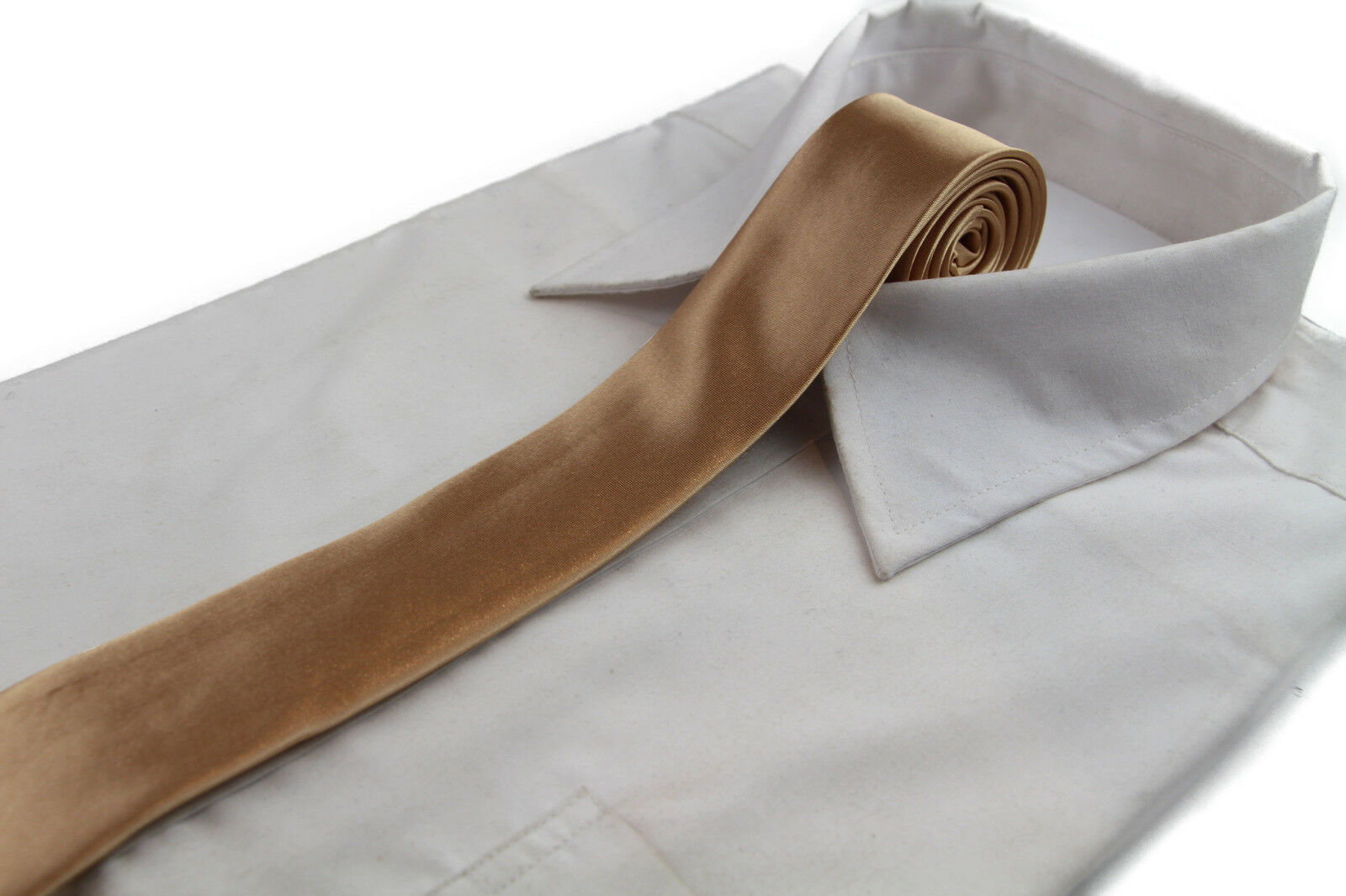 Mens Skinny Tie Thin Narrow Slim Formal Wedding Mens Neck Black Choose Colour - Picture 19 of 53