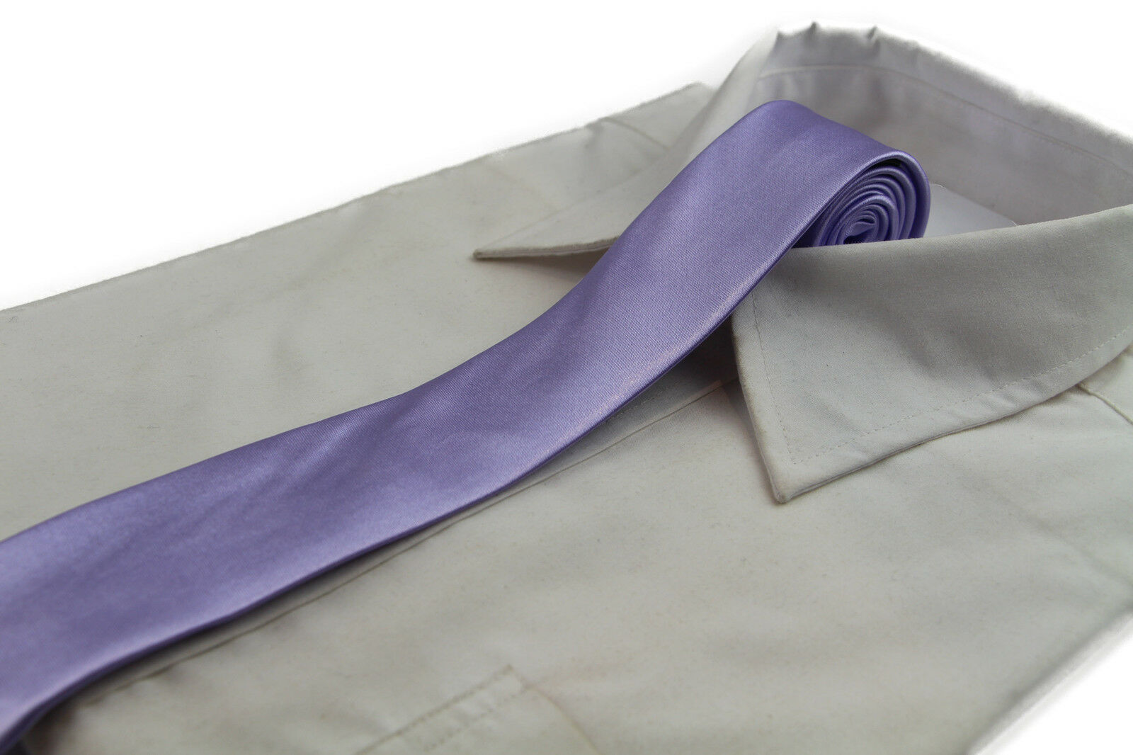 Mens Skinny Tie Thin Narrow Slim Formal Wedding Mens Neck Black Choose Colour - Picture 25 of 53