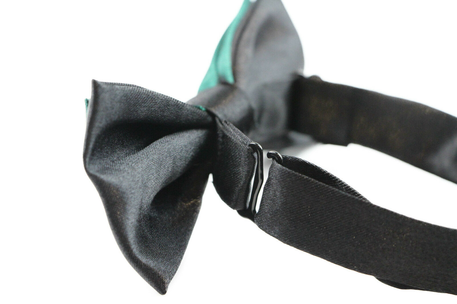 Boys Two Tone Layer Bow Tie Pre-Tied Kids Solid Blue Red Black Wedding Formal - Picture 15 of 114