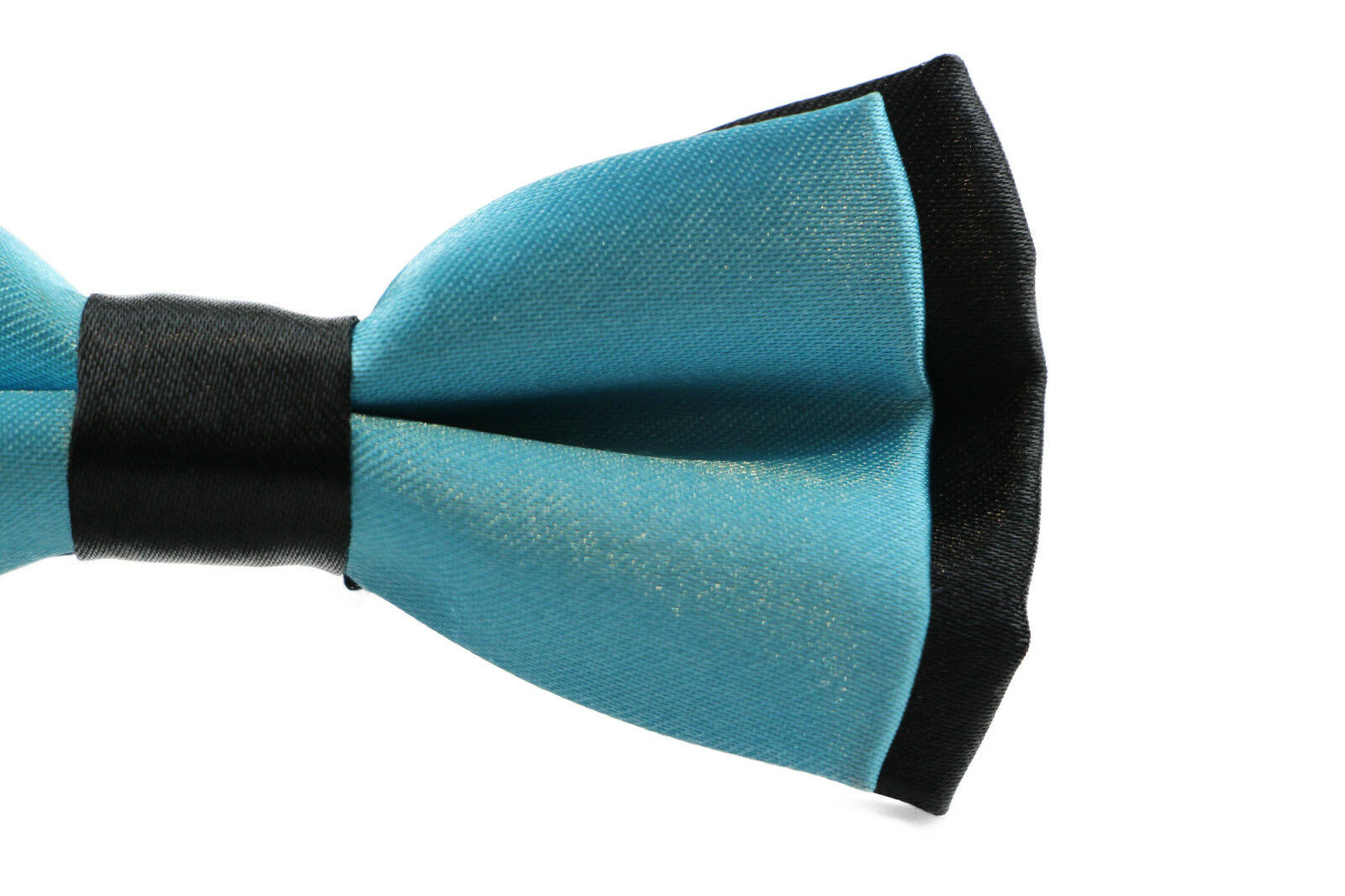 Boys Two Tone Layer Bow Tie Pre-Tied Kids Solid Blue Red Black Wedding Formal - Picture 99 of 114