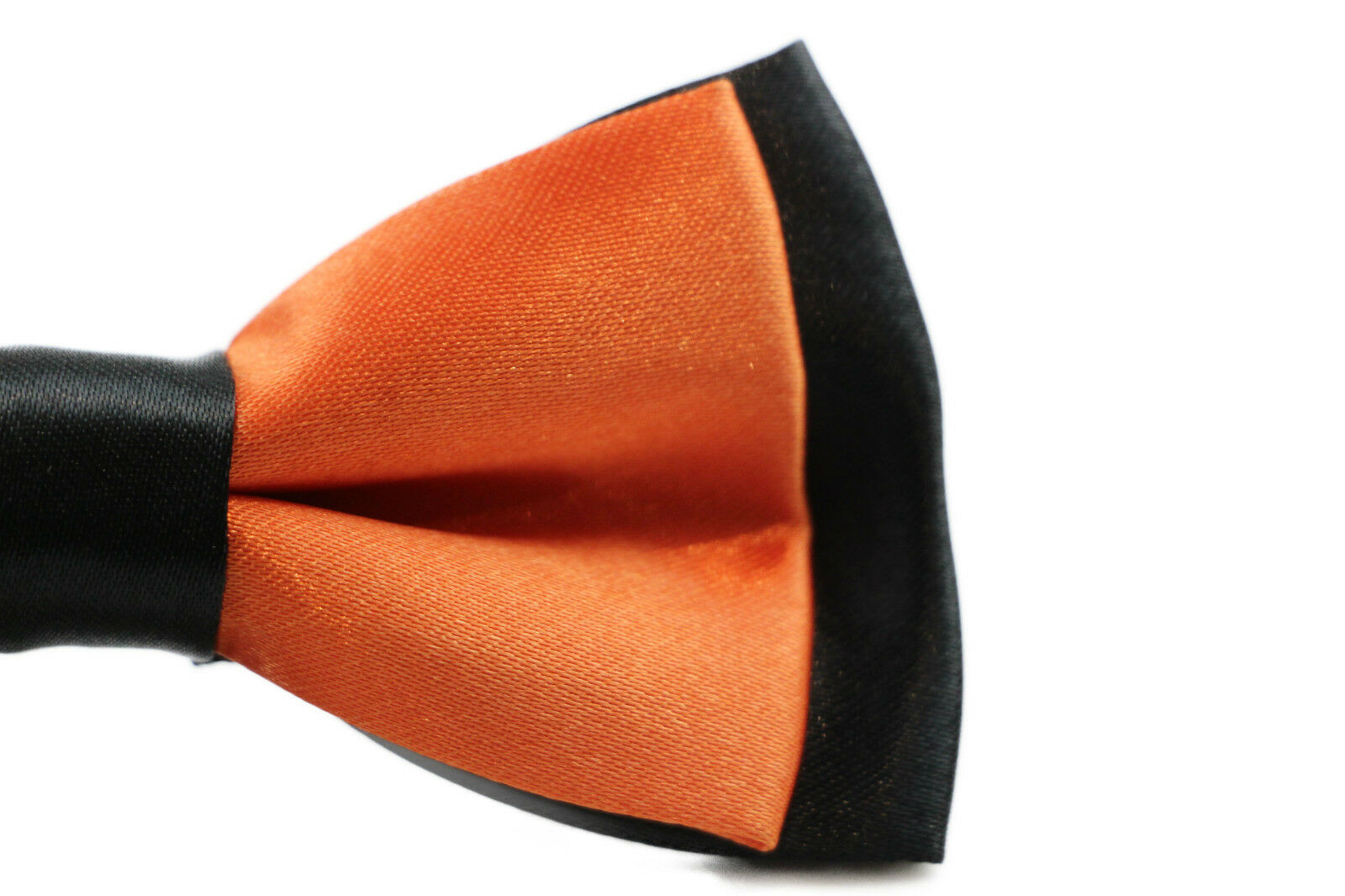 Boys Two Tone Layer Bow Tie Pre-Tied Kids Solid Blue Red Black Wedding Formal - Picture 78 of 114