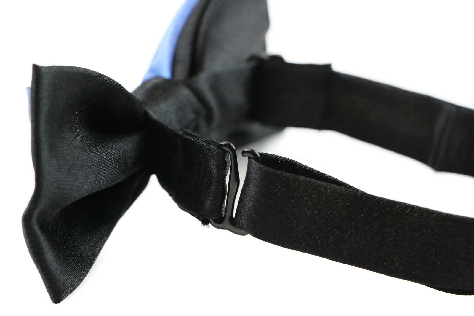 Boys Two Tone Layer Bow Tie Pre-Tied Kids Solid Blue Red Black Wedding Formal - Picture 24 of 114