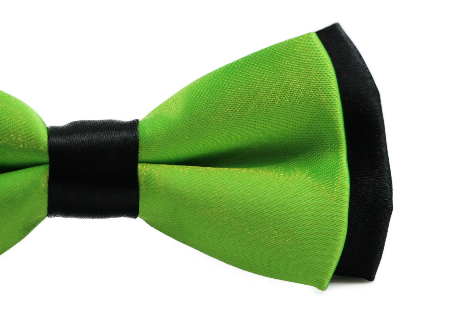 Boys Two Tone Layer Bow Tie Pre-Tied Kids Solid Blue Red Black Wedding Formal - Picture 37 of 114