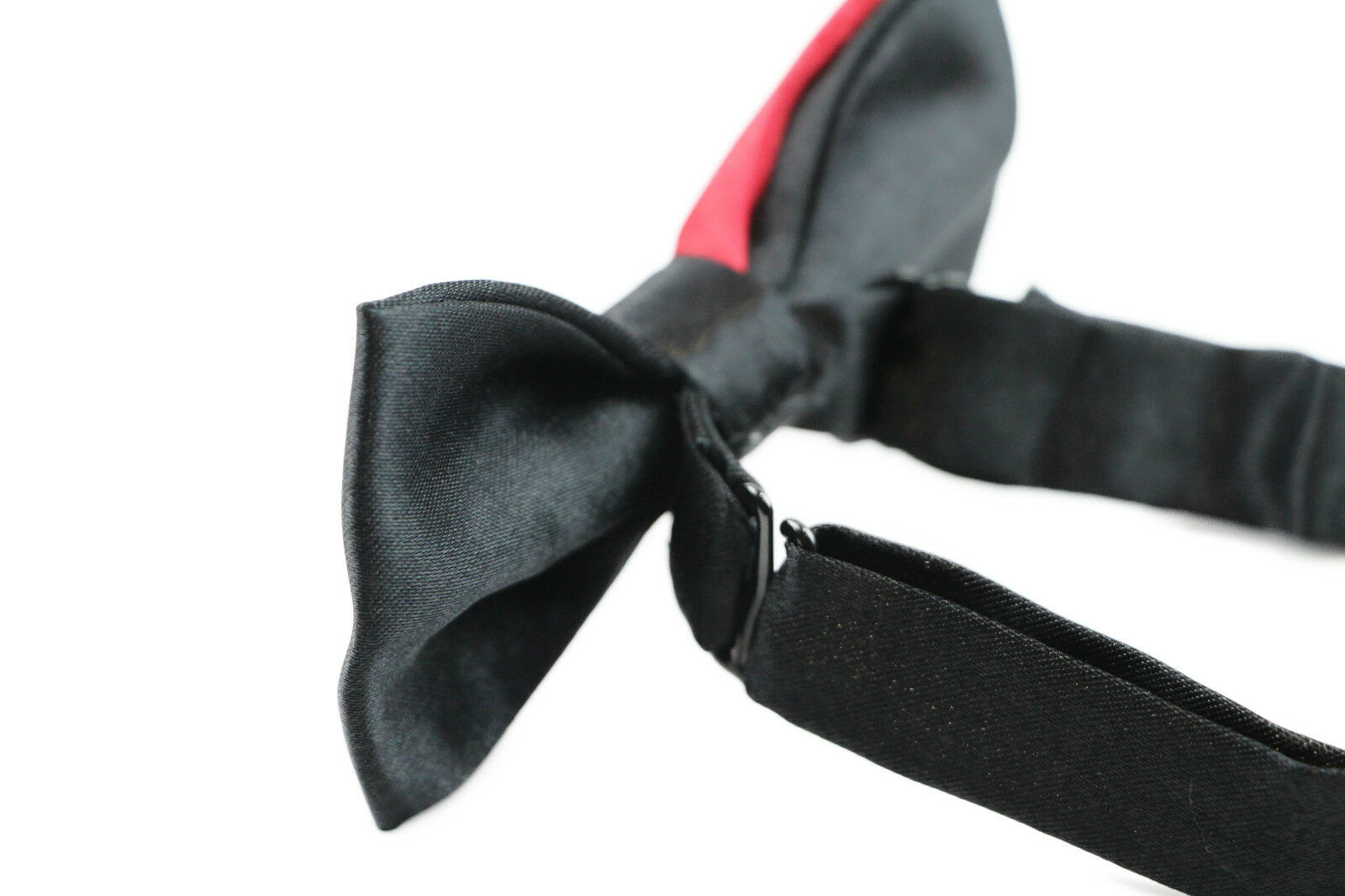 Boys Two Tone Layer Bow Tie Pre-Tied Kids Solid Blue Red Black Wedding Formal - Picture 86 of 114