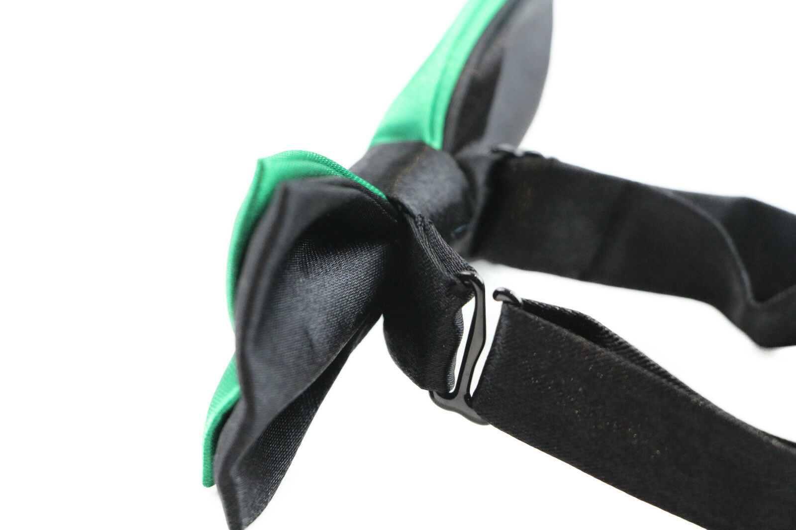 Boys Two Tone Layer Bow Tie Pre-Tied Kids Solid Blue Red Black Wedding Formal - Picture 42 of 114