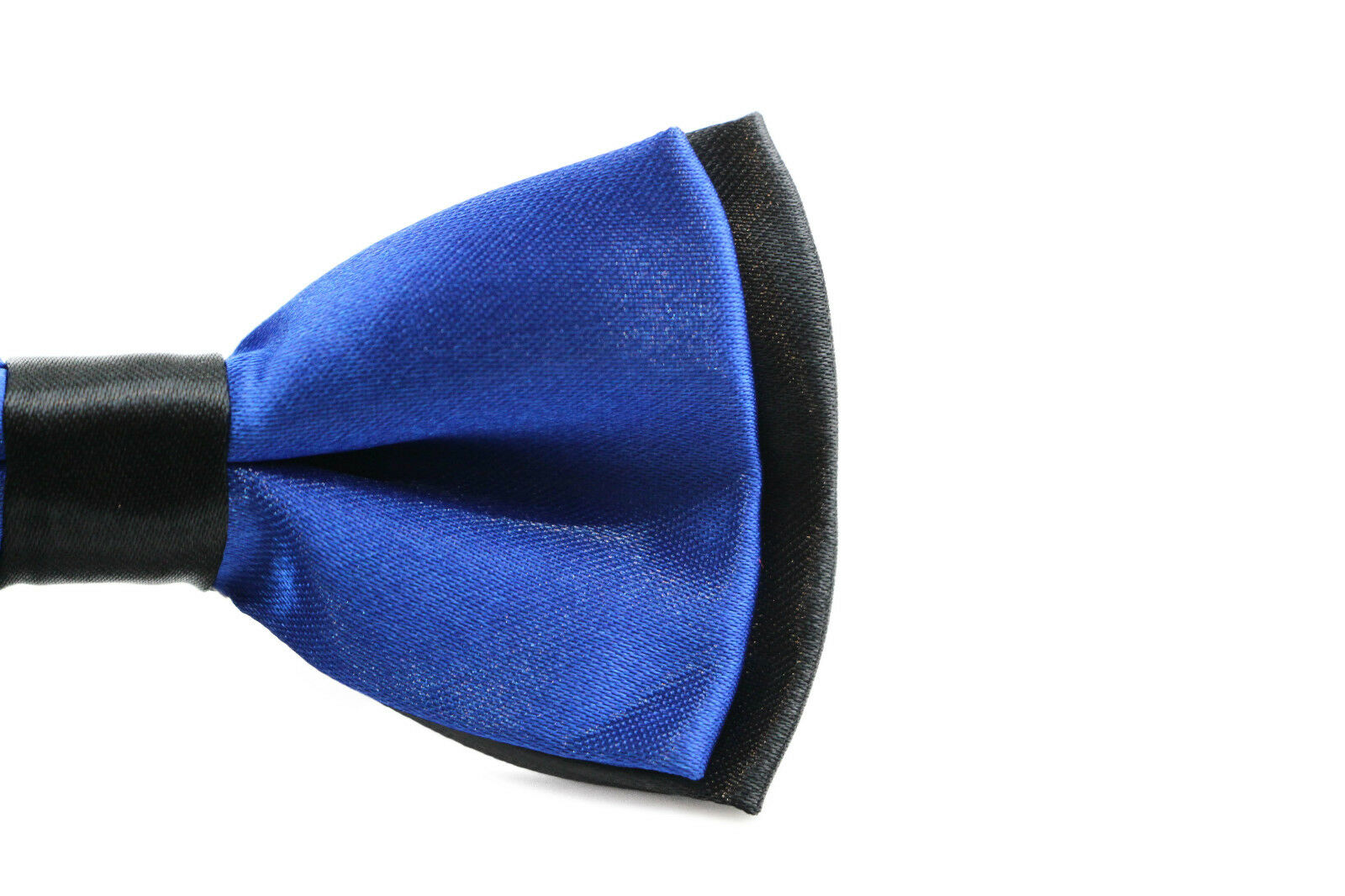 Boys Two Tone Layer Bow Tie Pre-Tied Kids Solid Blue Red Black Wedding Formal - Picture 13 of 114