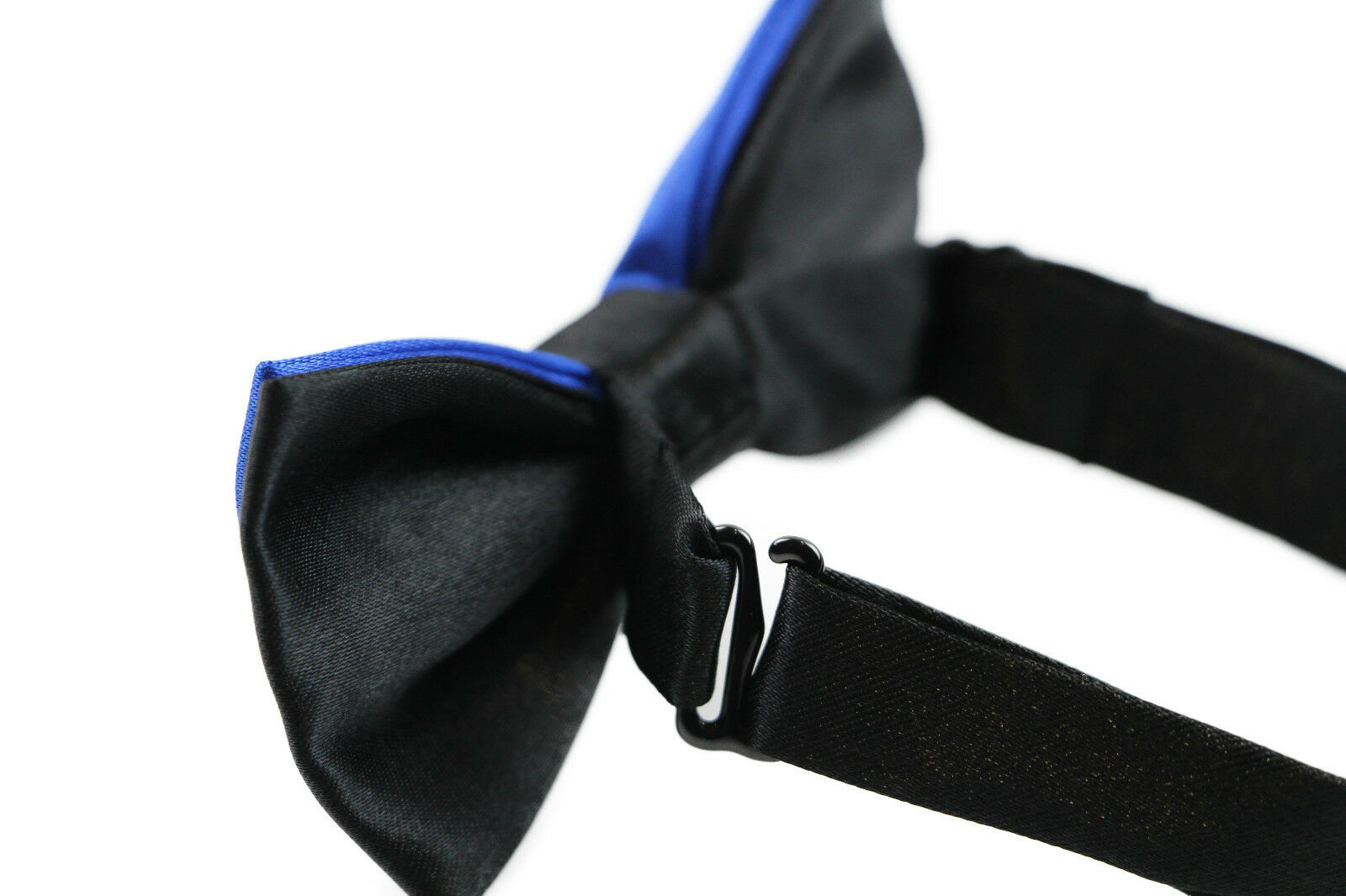 Boys Two Tone Layer Bow Tie Pre-Tied Kids Solid Blue Red Black Wedding Formal - Picture 12 of 114