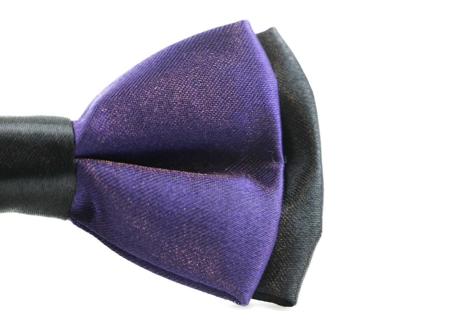 Boys Two Tone Layer Bow Tie Pre-Tied Kids Solid Blue Red Black Wedding Formal - Picture 31 of 114