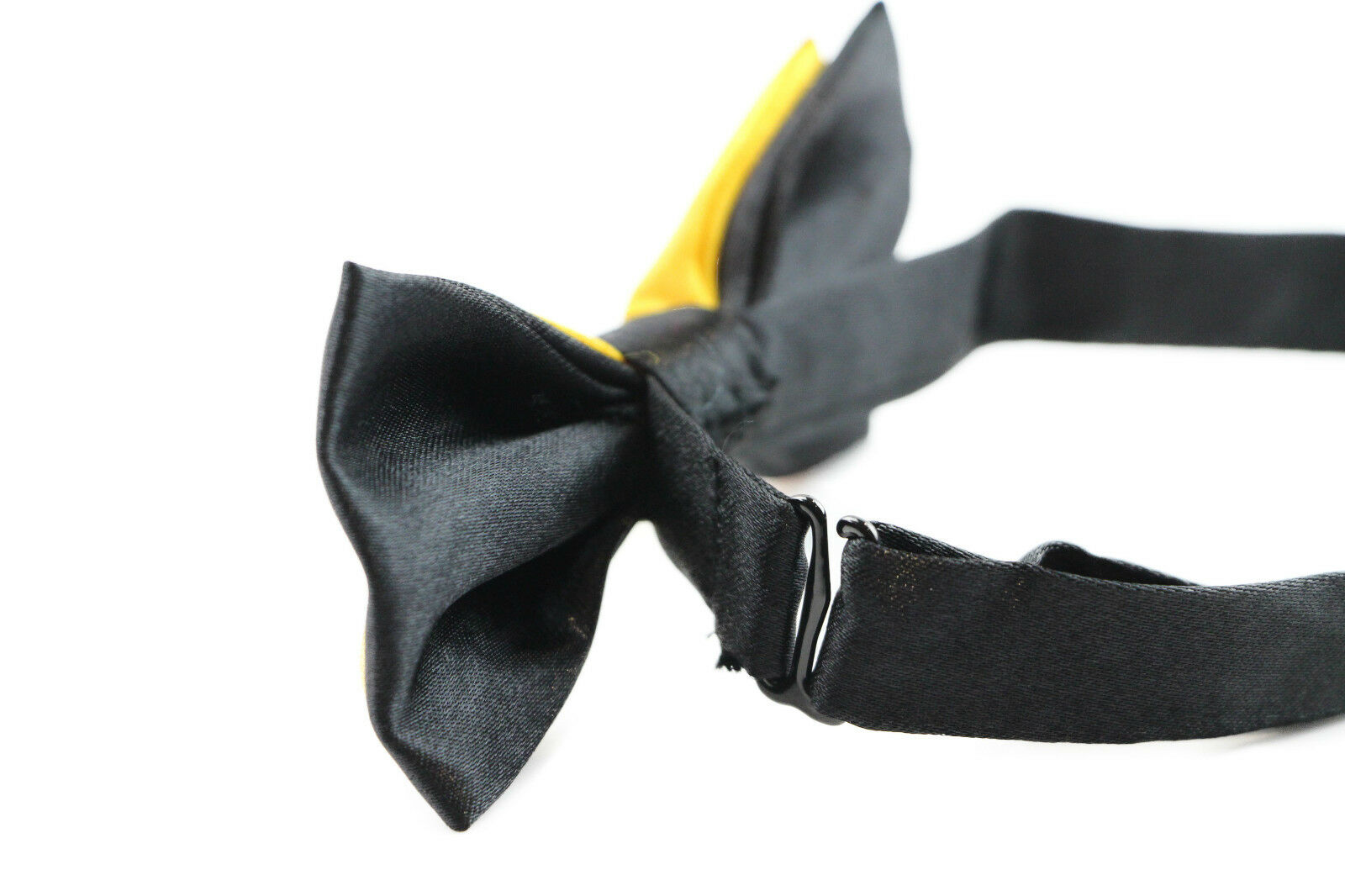 Boys Two Tone Layer Bow Tie Pre-Tied Kids Solid Blue Red Black Wedding Formal - Picture 104 of 114