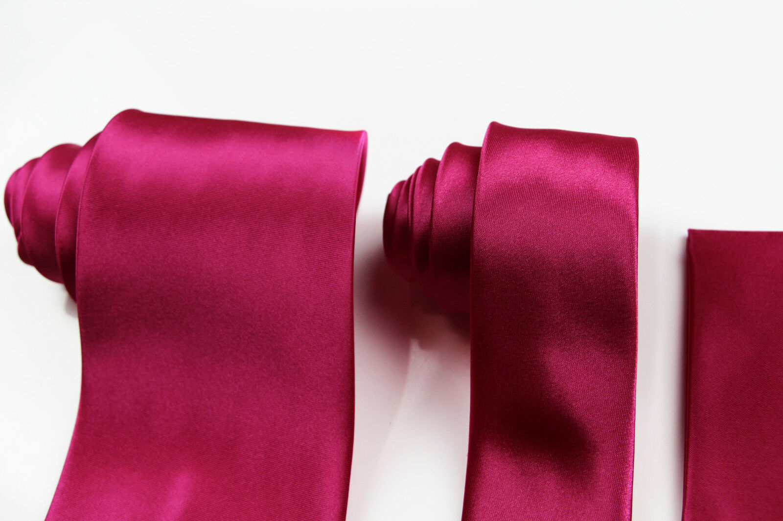 Matching Tie Set 2 & 3 Piece Necktie Pocket Square Hanky Skinny Formal Wedding - Picture 29 of 55